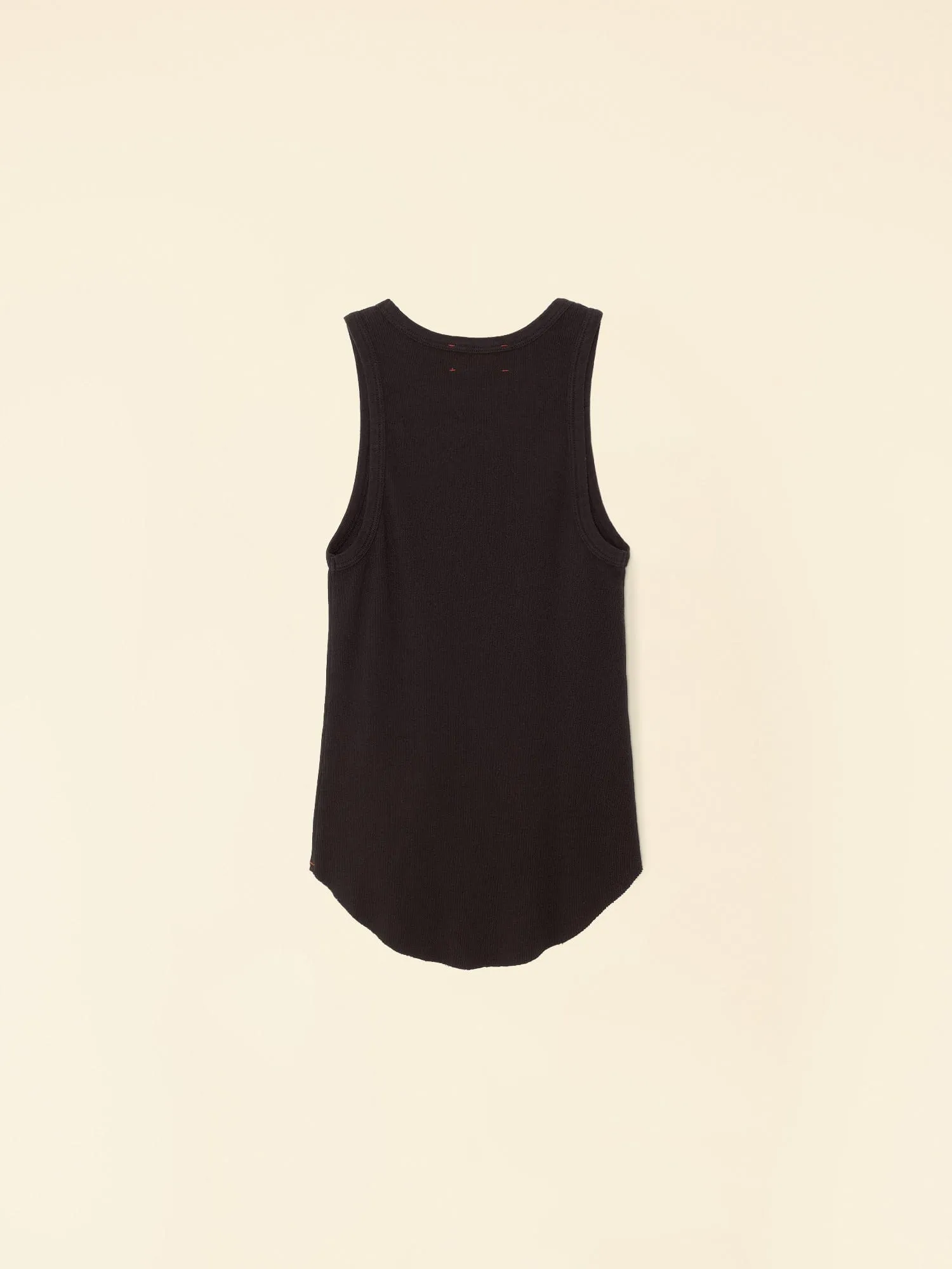 True Black Arynn Fine Rib Tank Top sold by XiRENA product image thumbnail 4