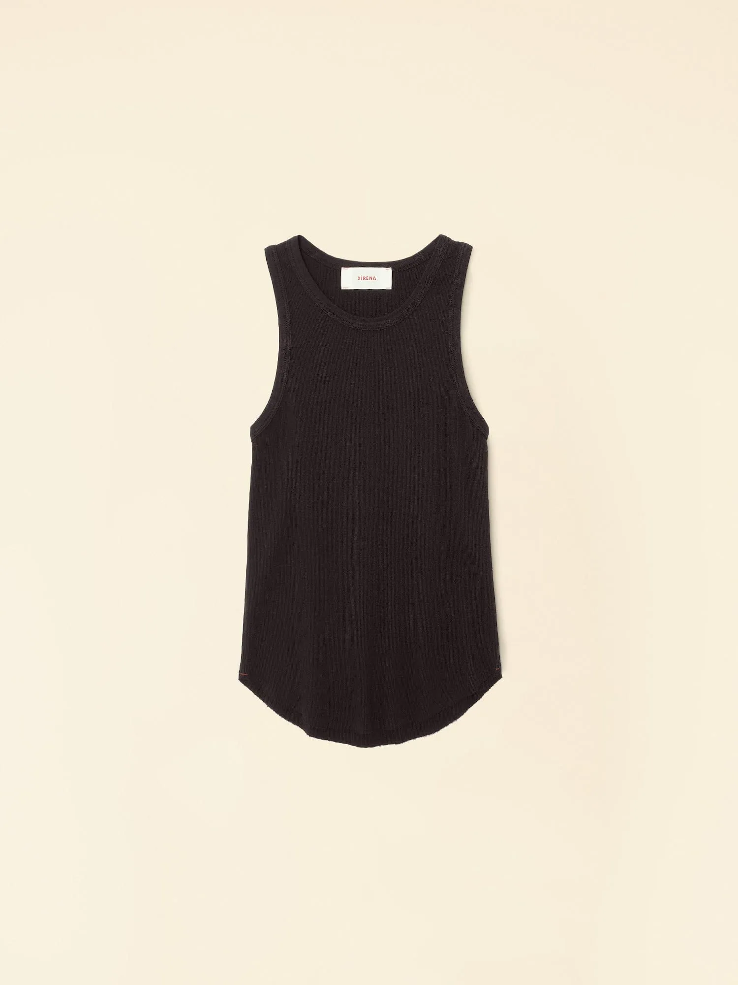 True Black Arynn Fine Rib Tank Top sold by XiRENA product image thumbnail 3