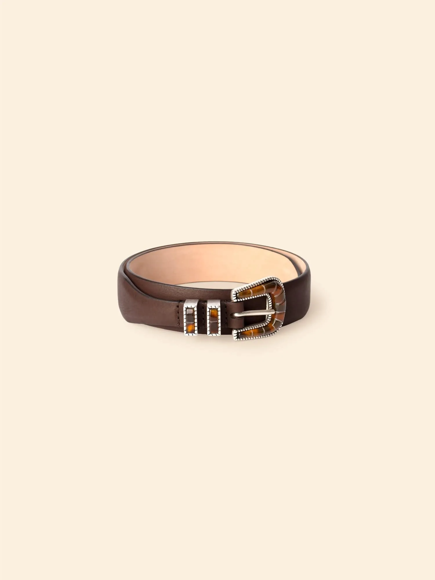 Brown Vintage Havana Belt sold by XiRENA