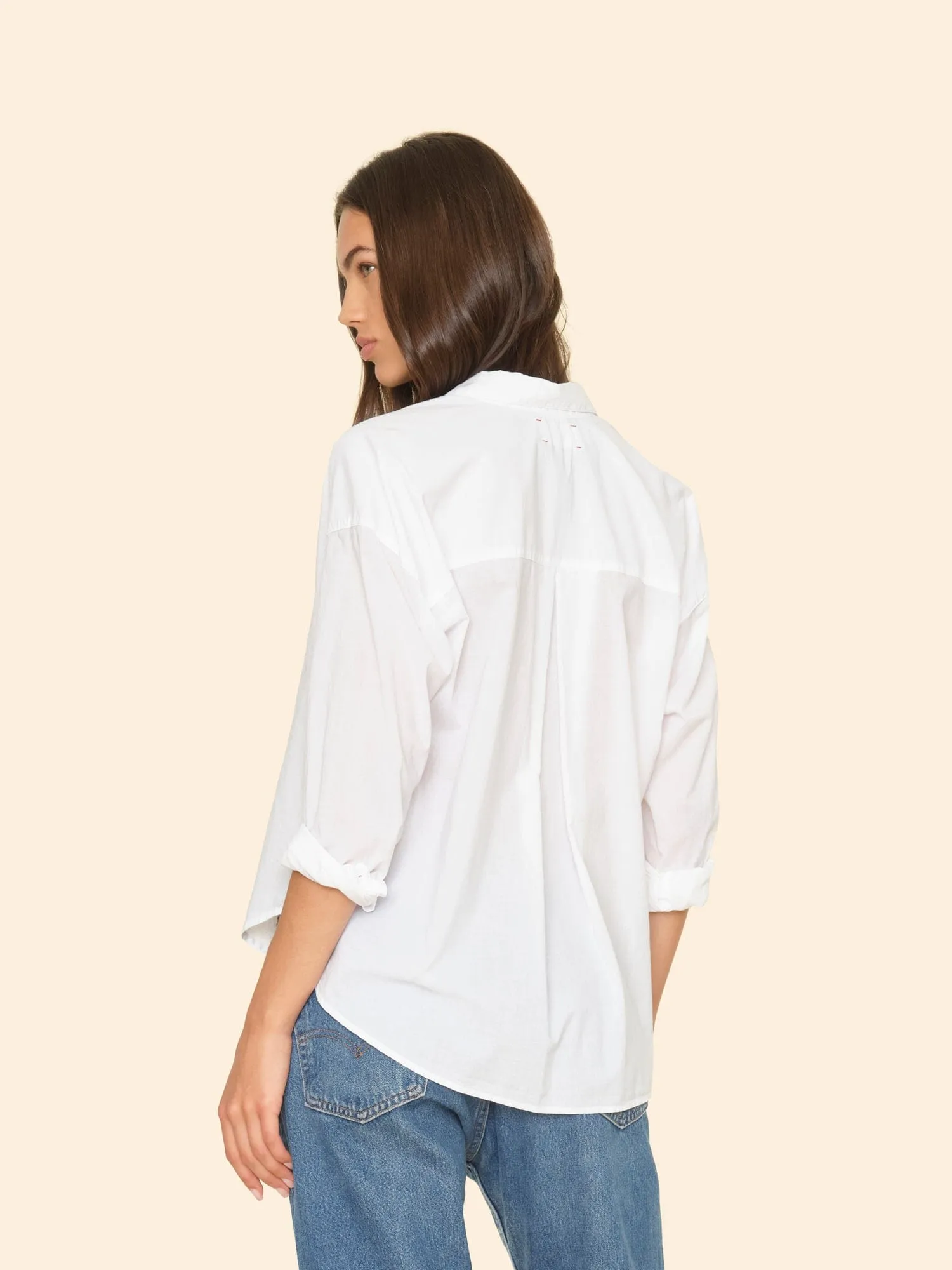 White Jordy Shirt sold by XiRENA product image thumbnail 2