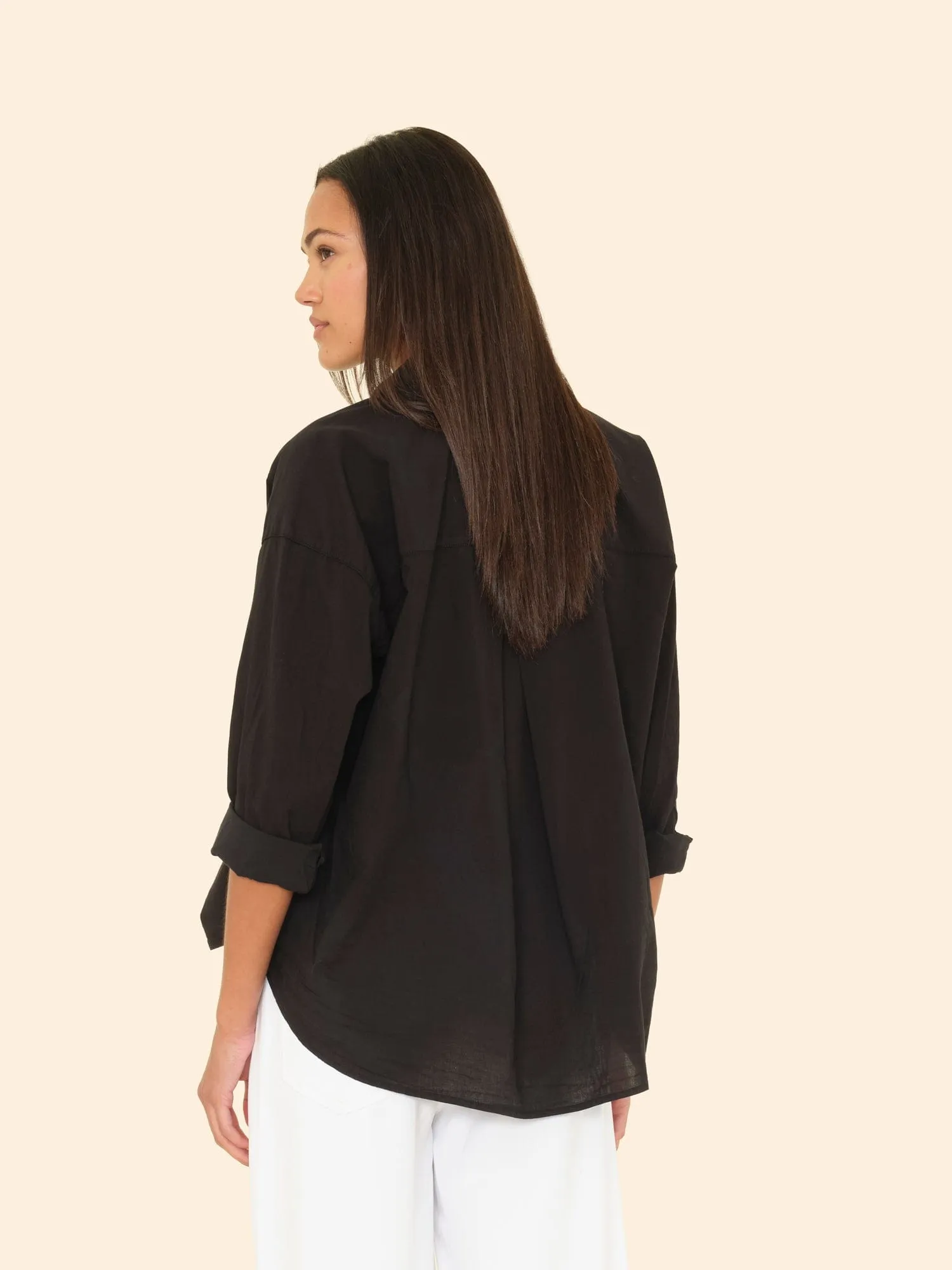 Black Jordy Shirt sold by XiRENA product image thumbnail 2