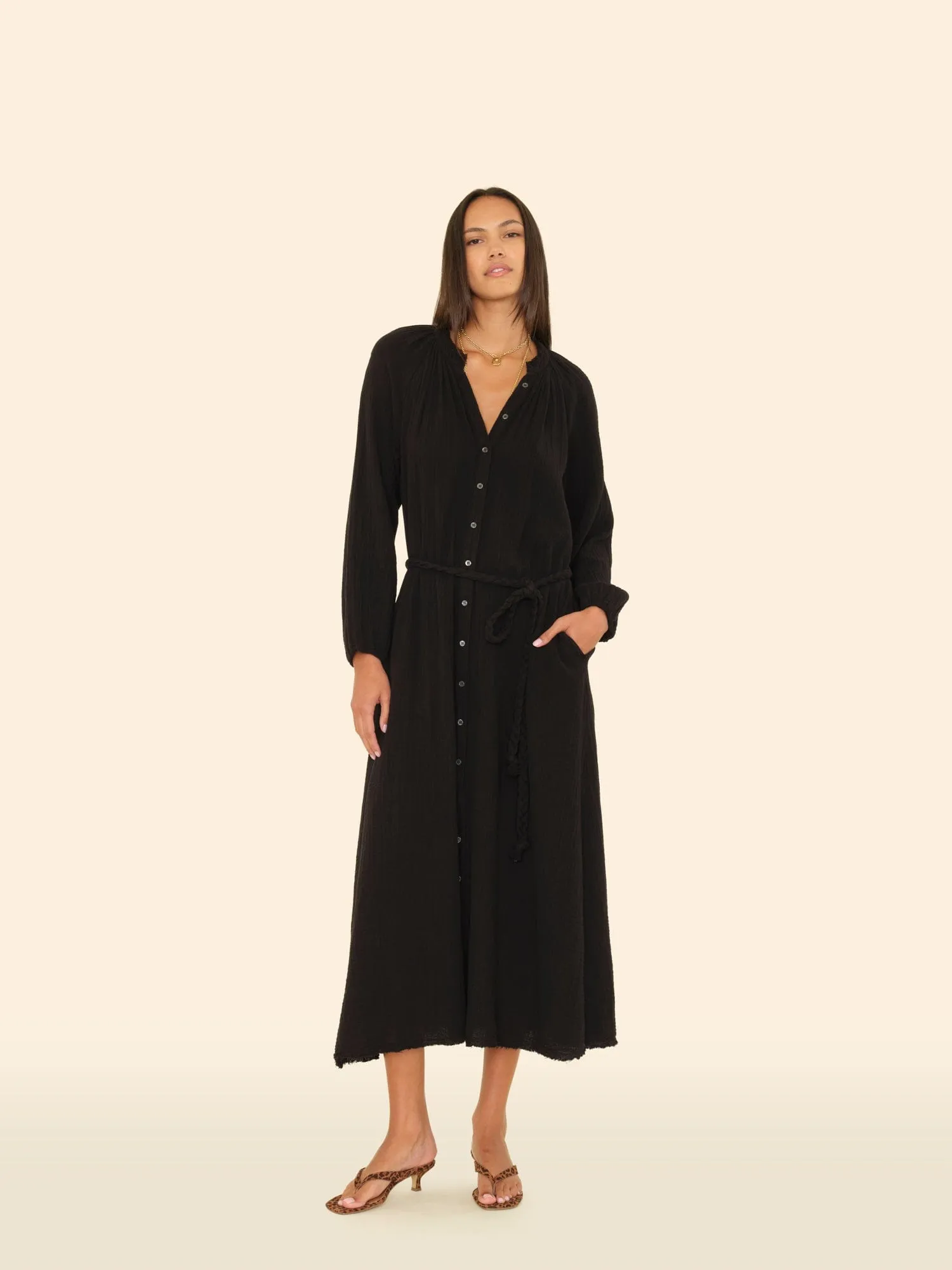 Black Andrea Dress sold by XiRENA product image thumbnail 3