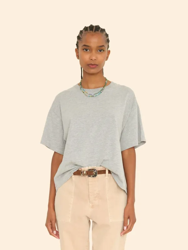 Heather Grey Palmer Tee sold by XiRENA