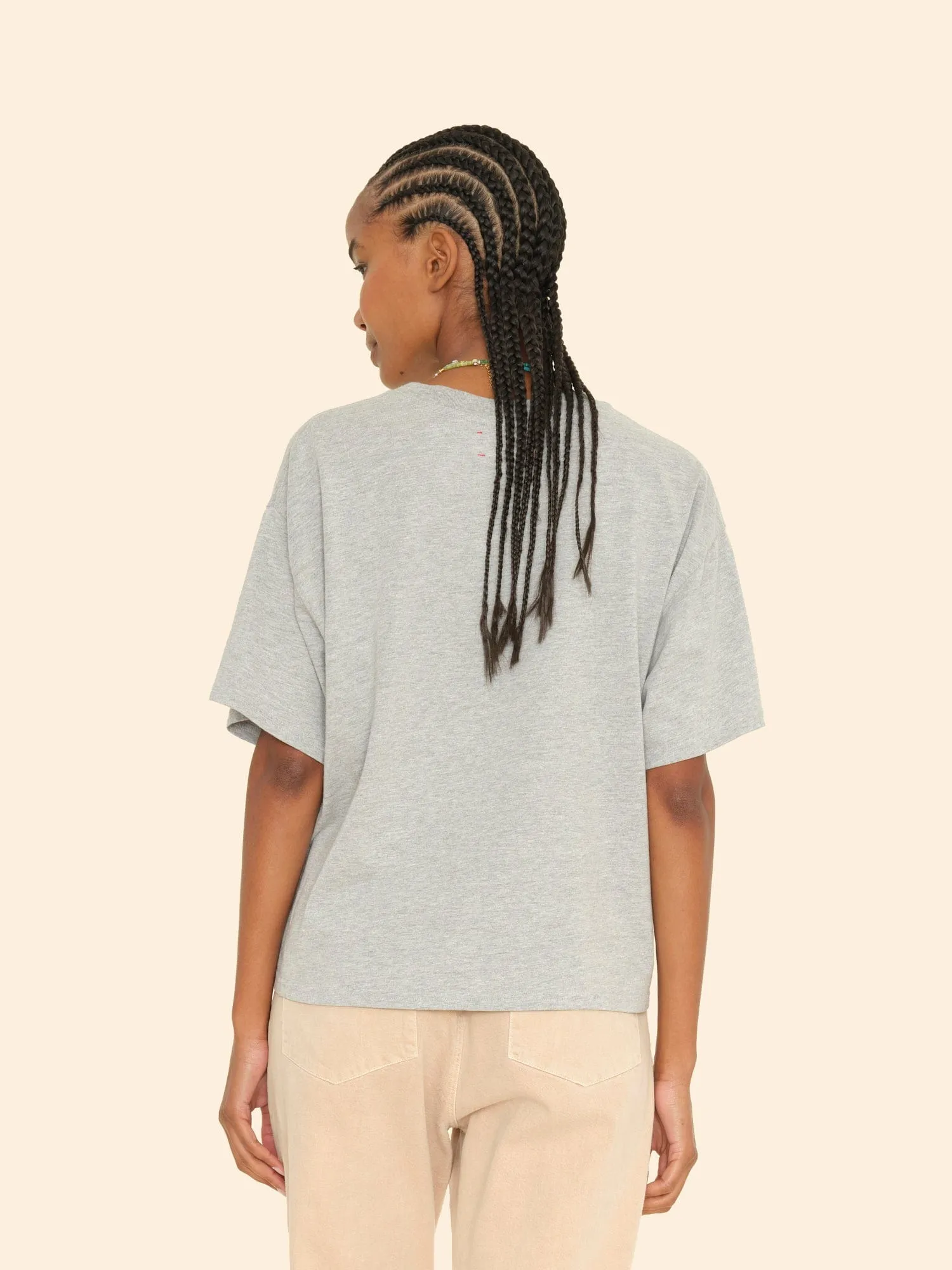 Heather Grey Palmer Tee sold by XiRENA product image thumbnail 2