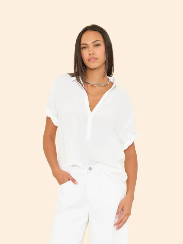 White Cruz Top made by XiRENA