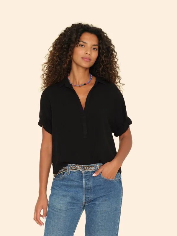 Black Cruz Top made by XiRENA