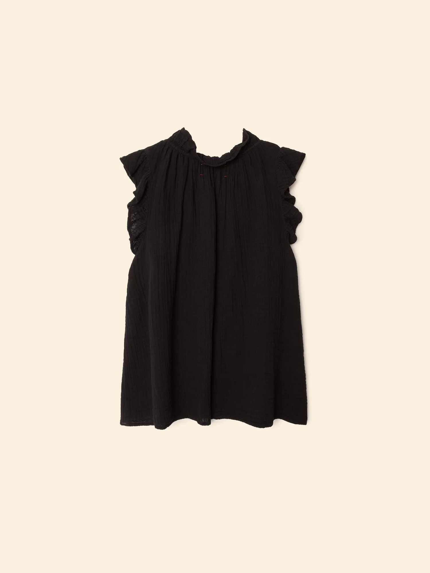 Black Bex Gauze Top sold by XiRENA product image thumbnail 5