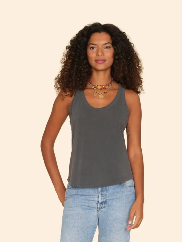 Vintage Black Jett Tank Top sold by XiRENA