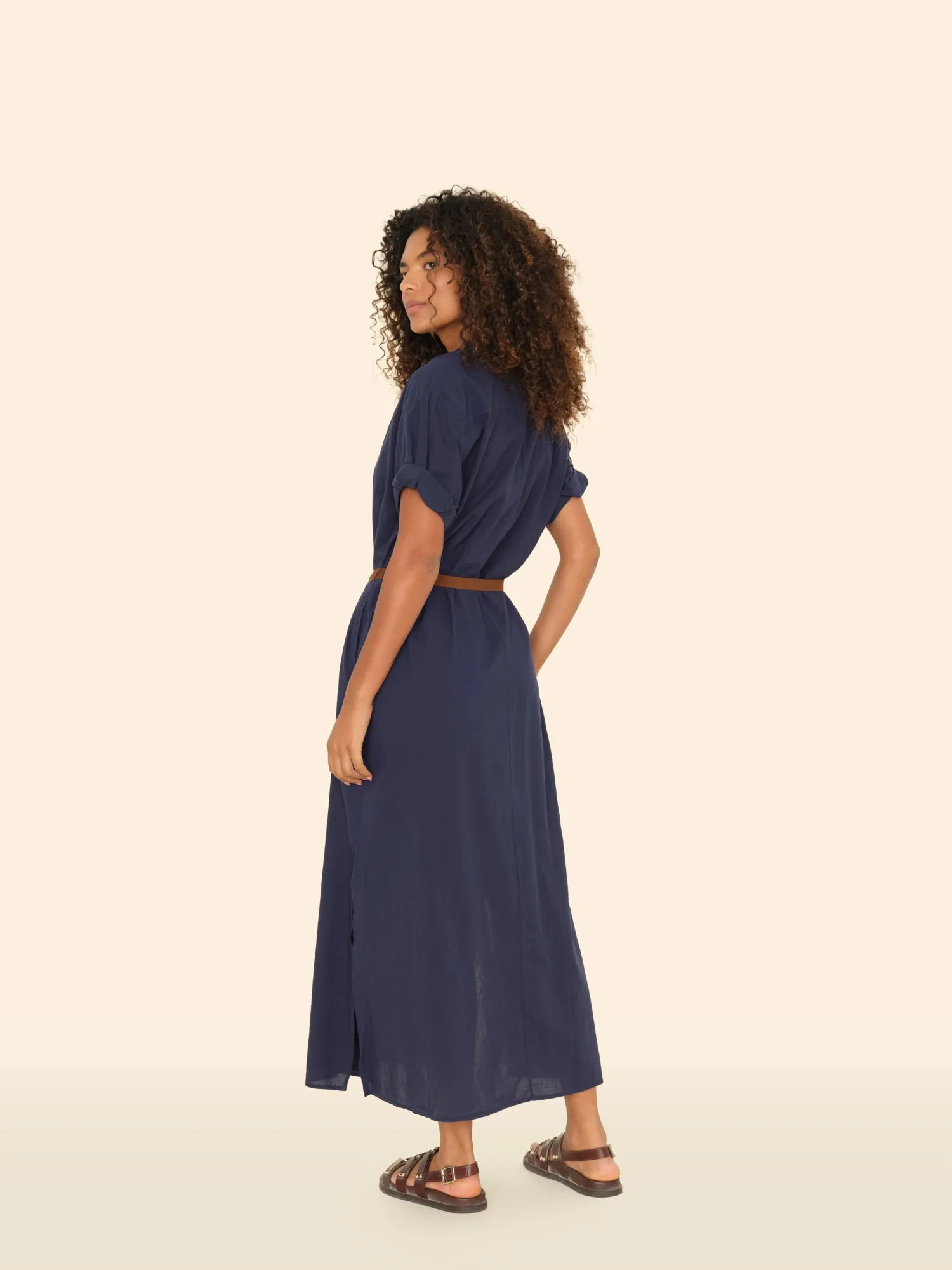 Navy Linnet Dress sold by XiRENA product image thumbnail 3
