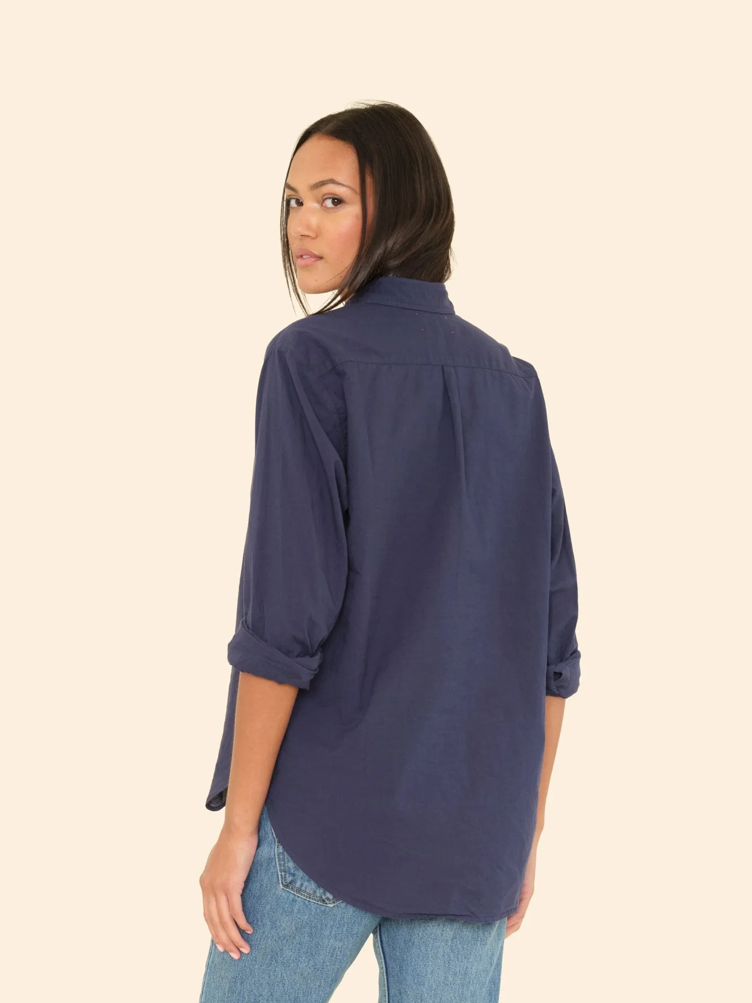 Navy Beau Shirt sold by XiRENA product image thumbnail 3