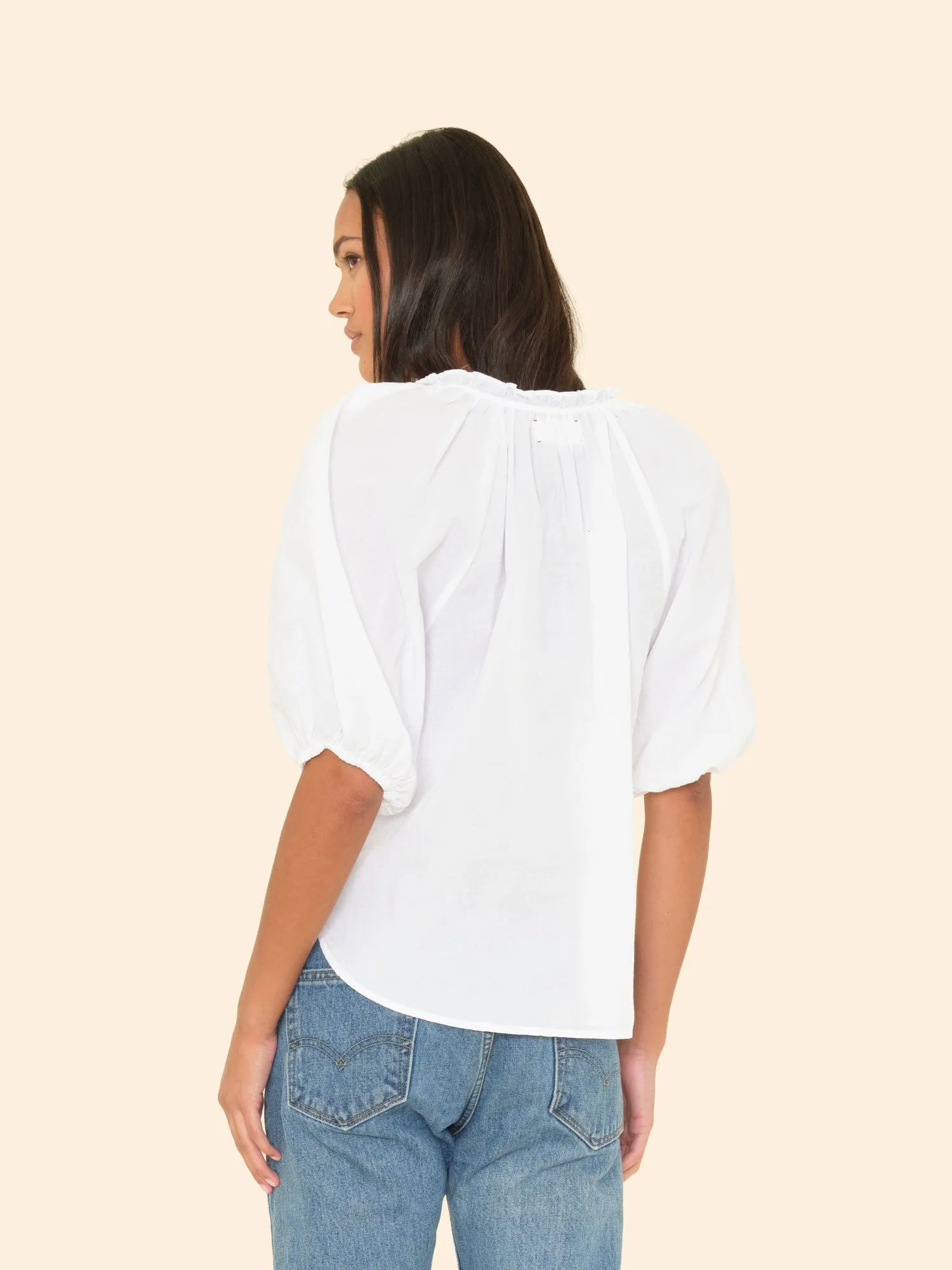 White Jules Top sold by XiRENA product image thumbnail 3