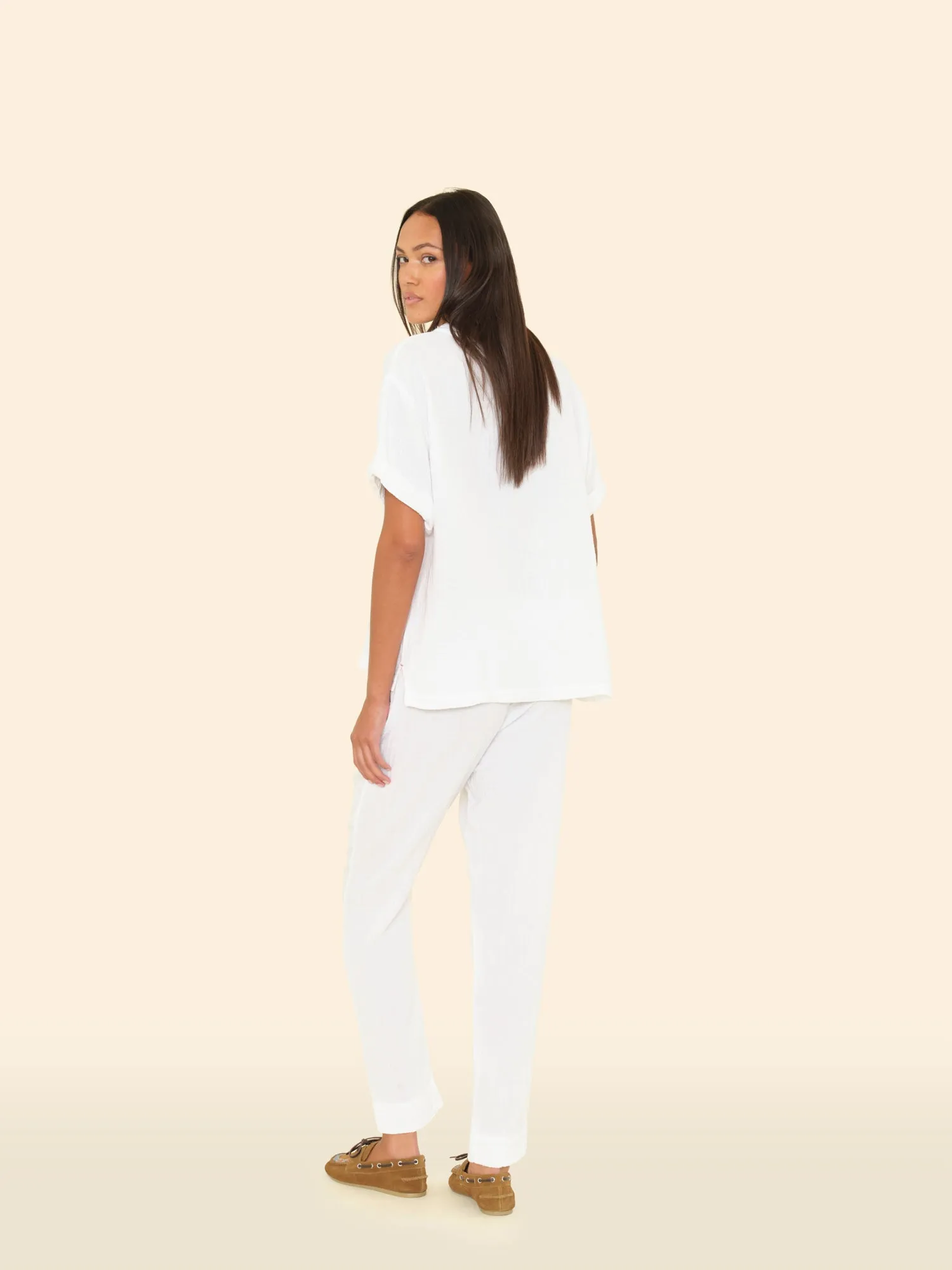 White Jordyn Pant sold by XiRENA product image thumbnail 3