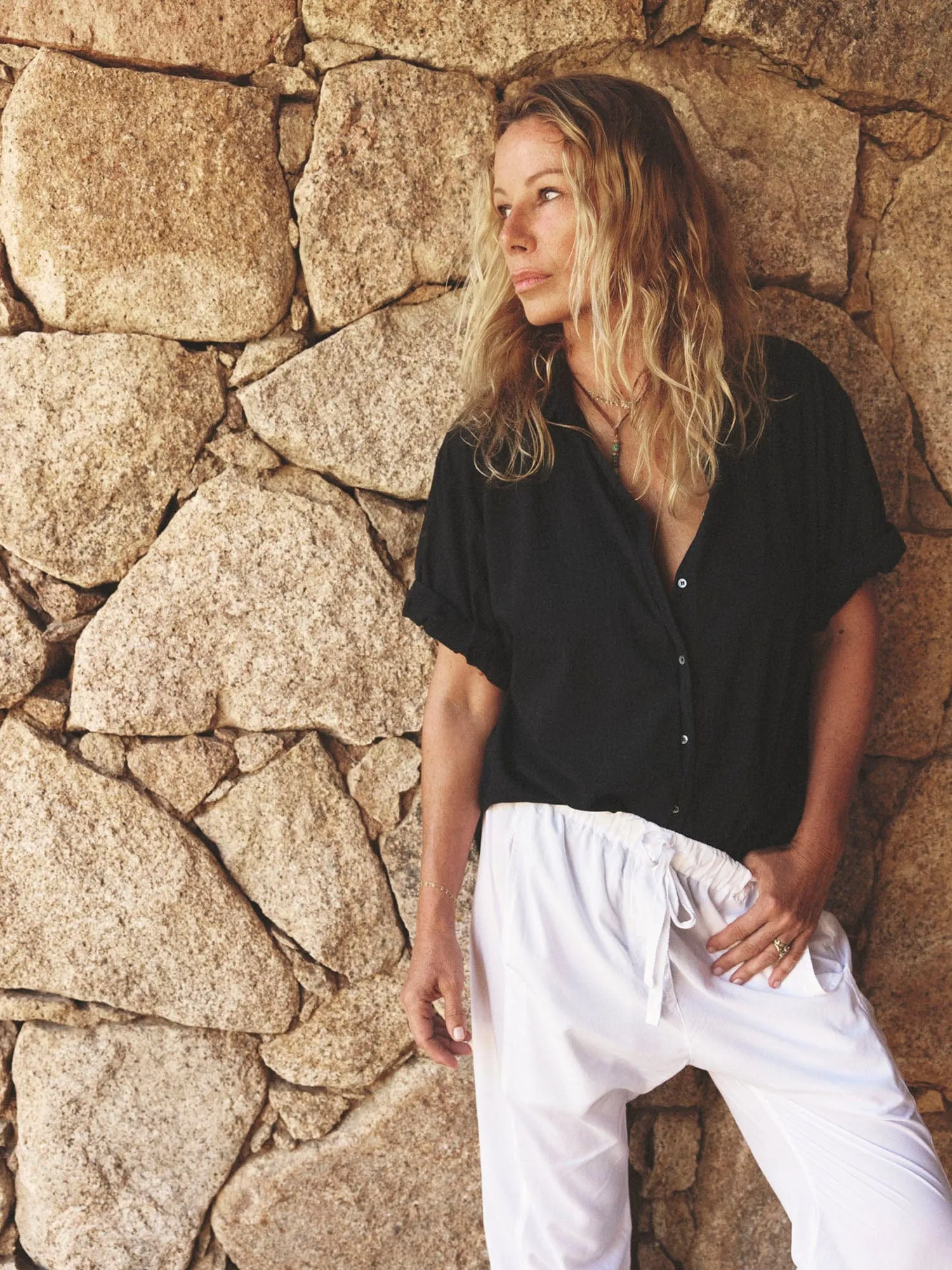 Black Channing Shirt sold by XiRENA product image thumbnail 2