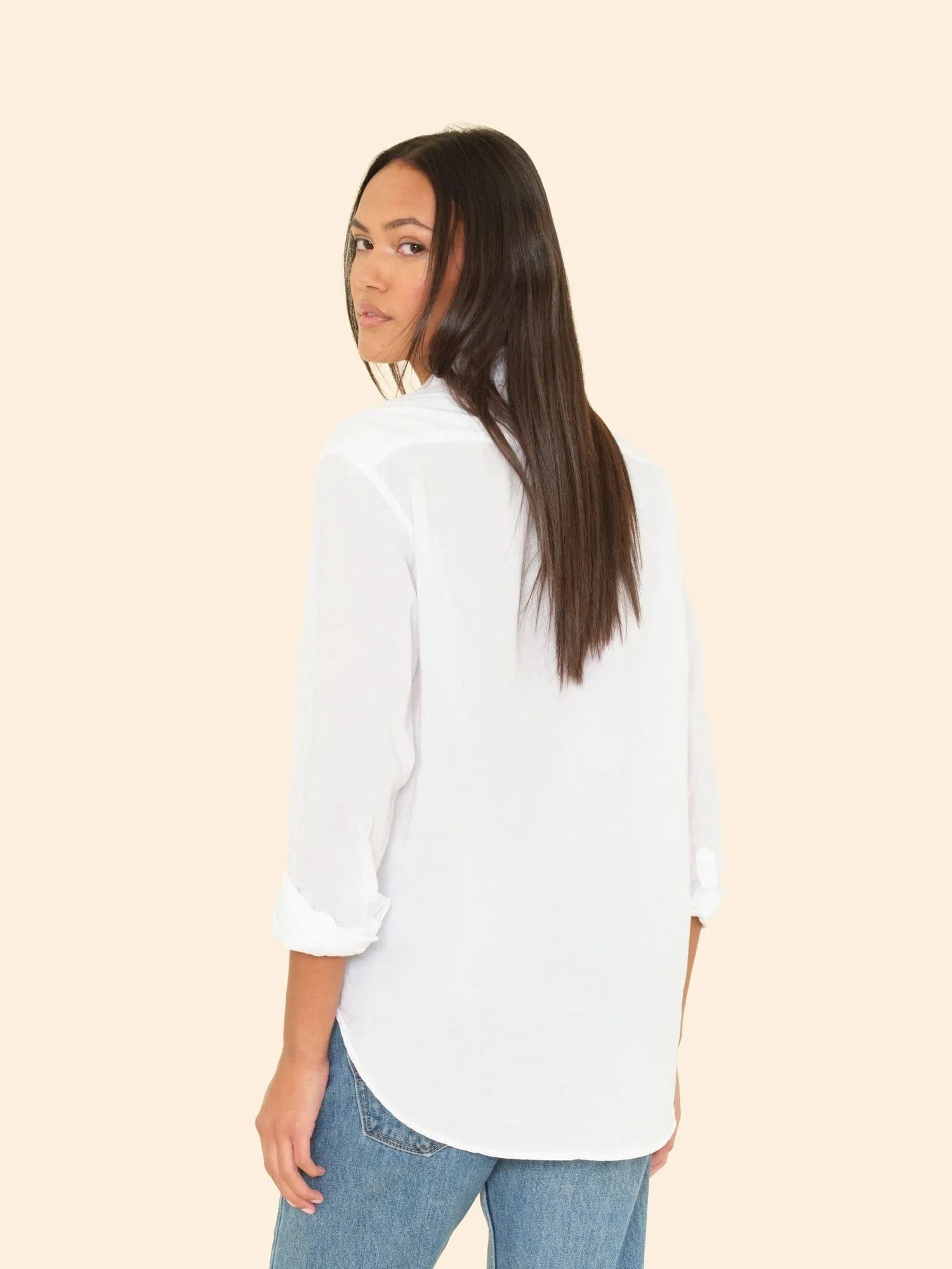 White Beau Shirt sold by XiRENA product image thumbnail 3
