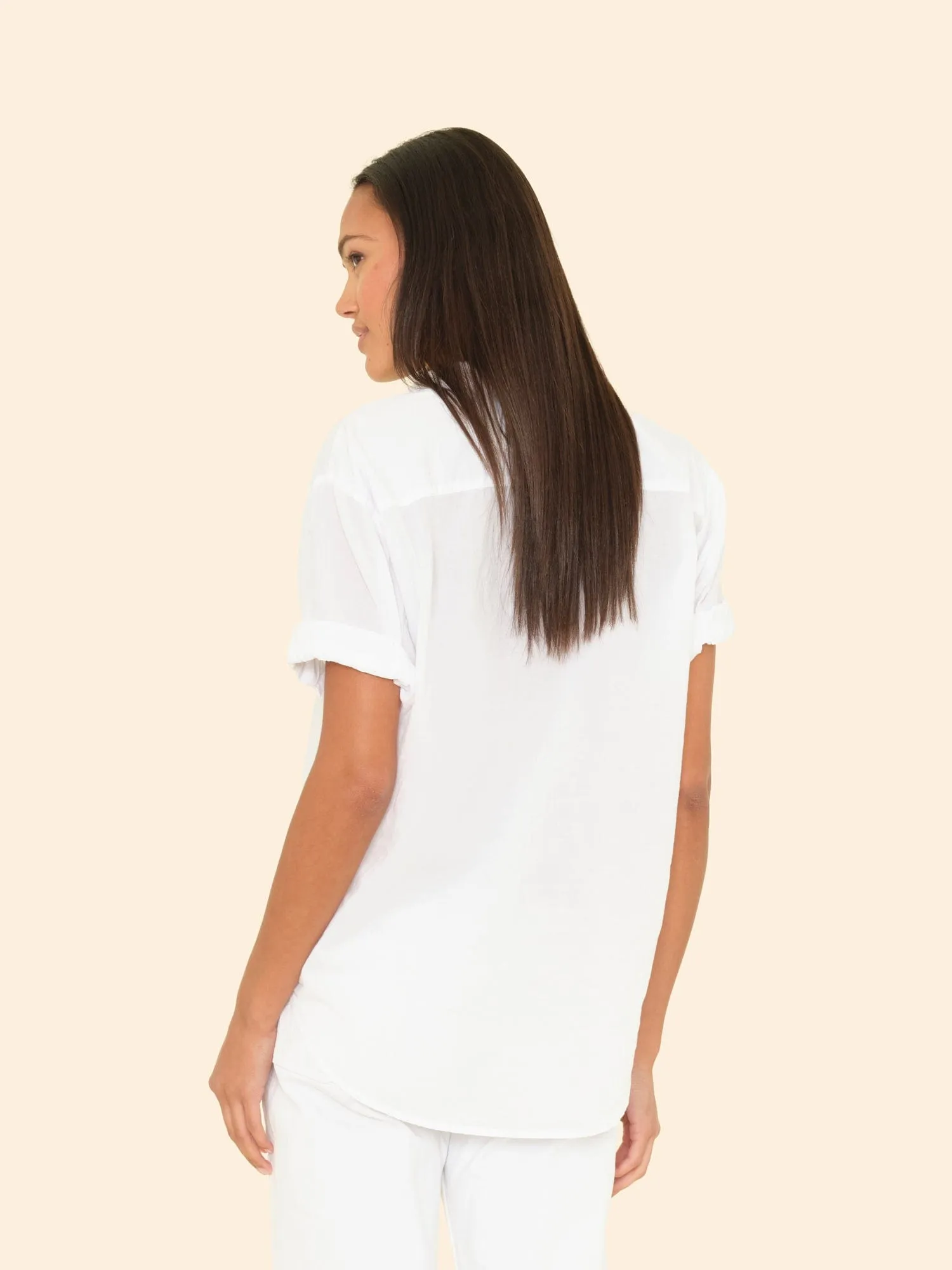 White Channing Shirt sold by XiRENA product image thumbnail 3