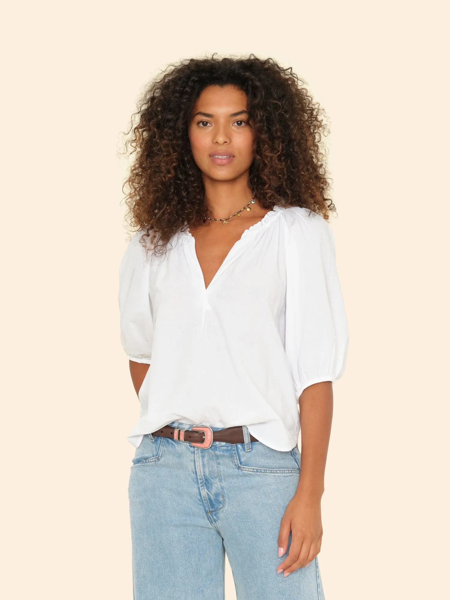 Silver Ostrich Brown Vintage Pink Coral Belt sold by XiRENA product image thumbnail 3