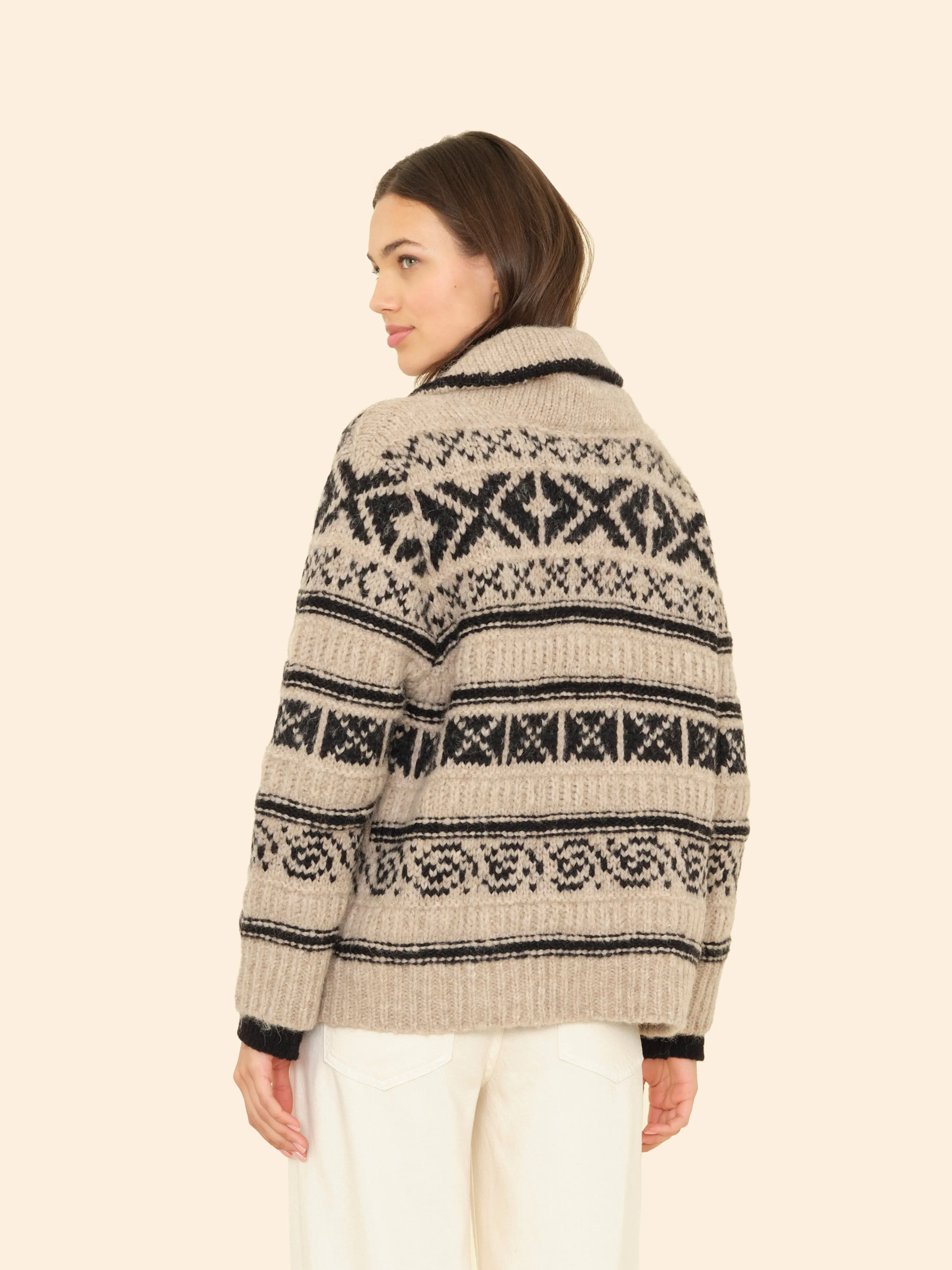 Oatmeal Vail Cardigan sold by XiRENA product image thumbnail 3
