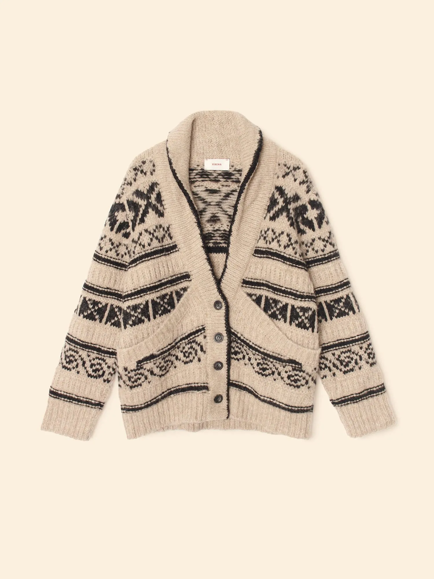 Oatmeal Vail Cardigan sold by XiRENA product image thumbnail 4