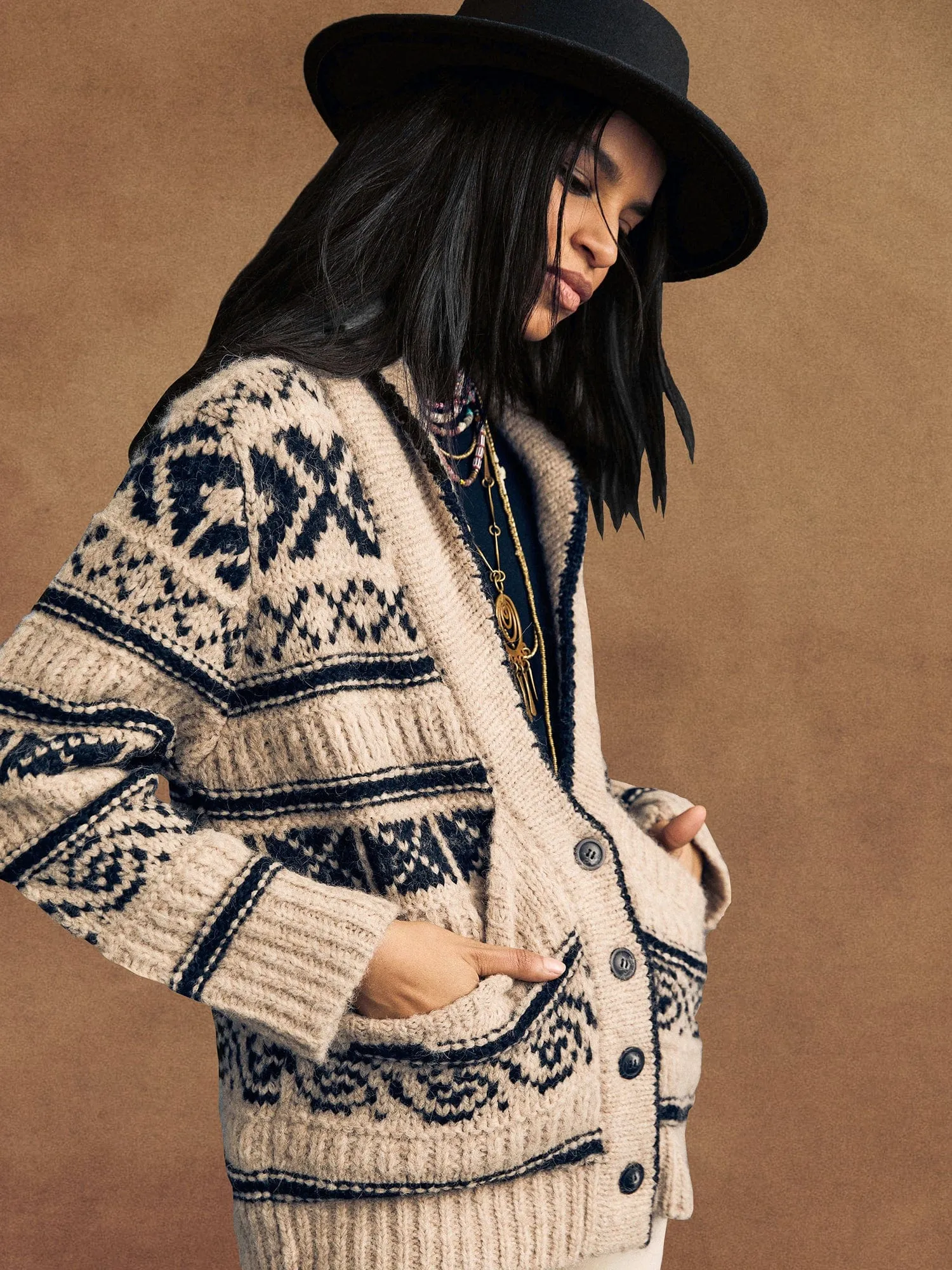 Oatmeal Vail Cardigan sold by XiRENA product image thumbnail 2