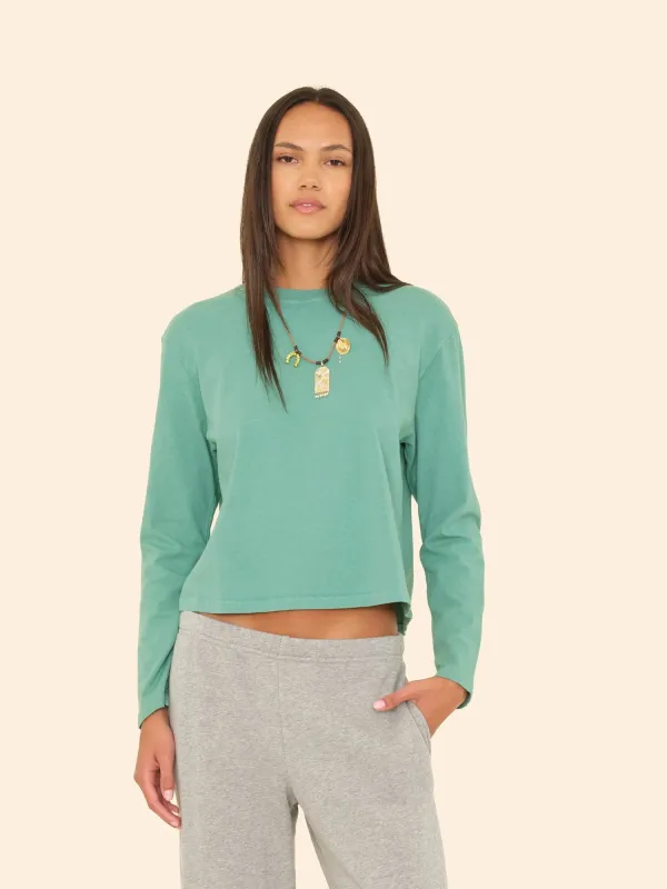 Field Green Terrance Tee sold by XiRENA