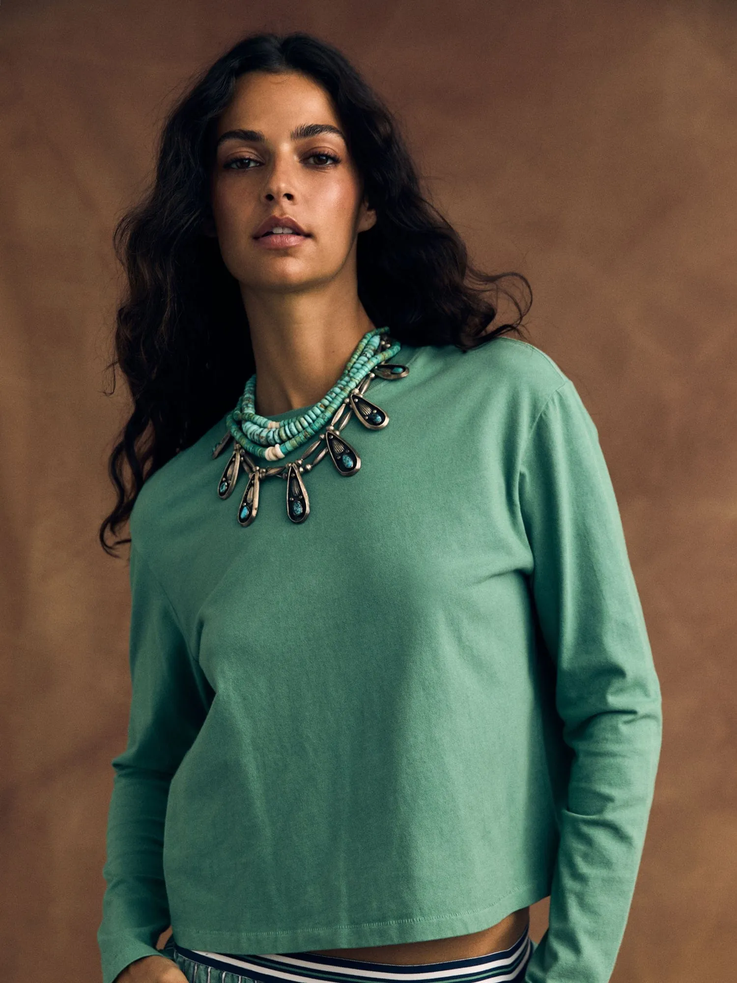 Field Green Terrance Tee sold by XiRENA product image thumbnail 2