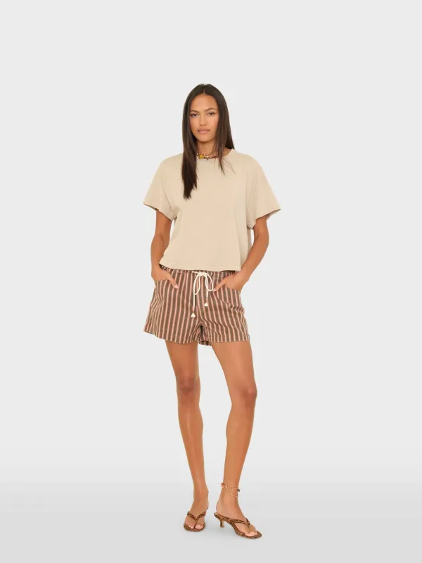 Canyon Rose Tucker Denim Short sold by XiRENA