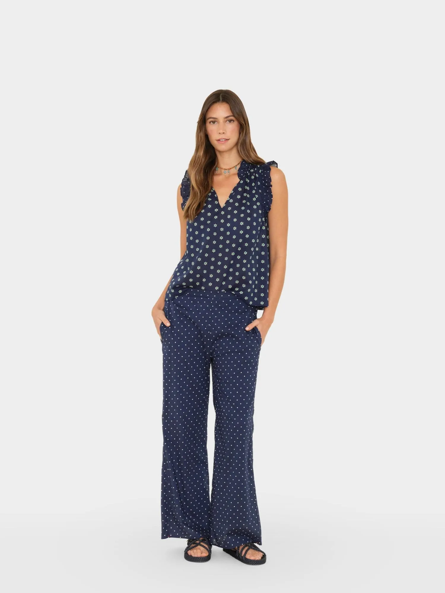 Navy Daisy Tori Pant sold by XiRENA product image thumbnail 4