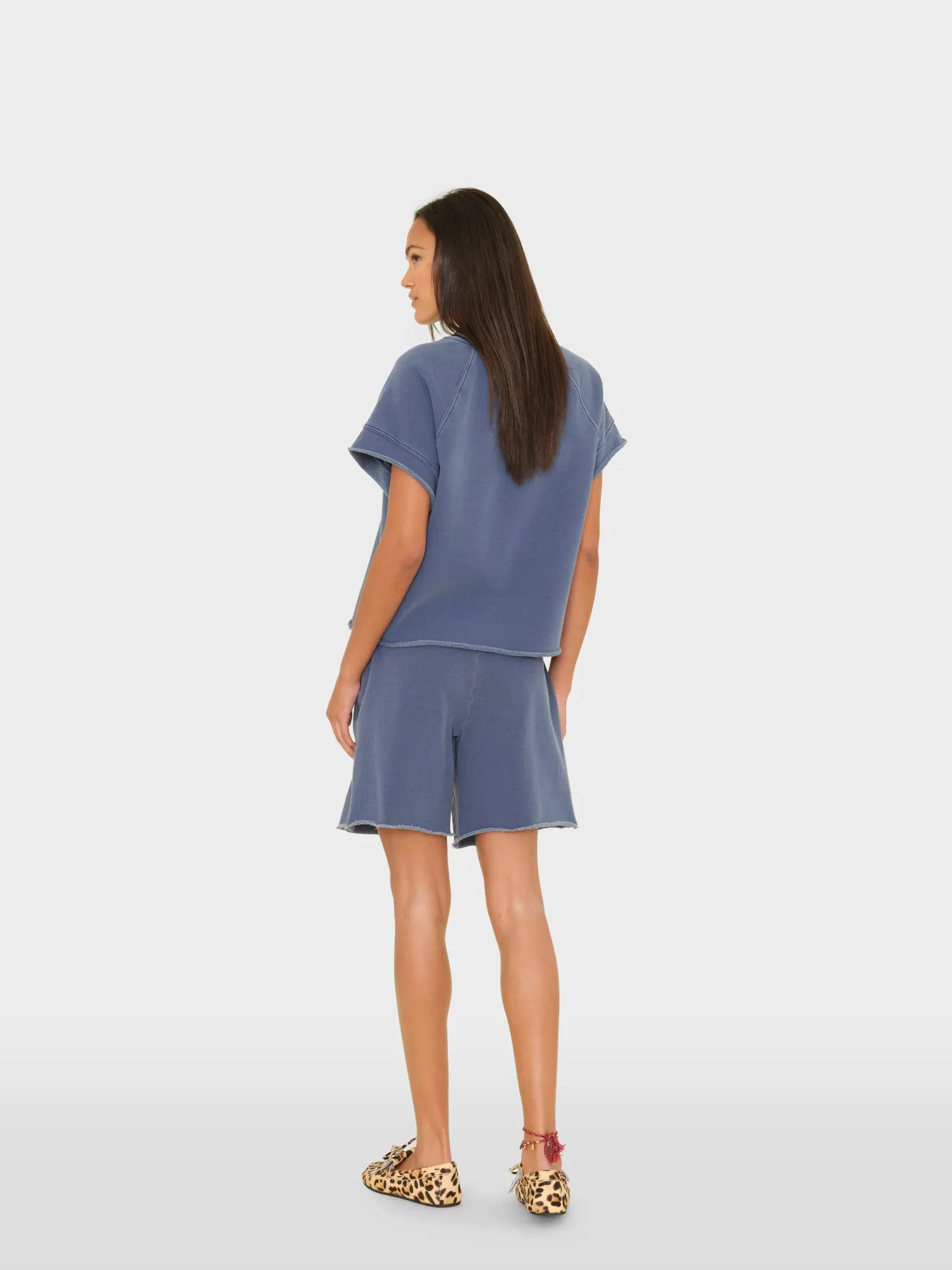 Vintage Navy Rocco Terry Sweatshort sold by XiRENA product image thumbnail 2