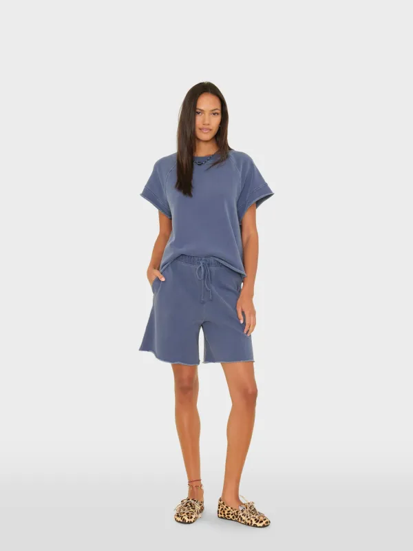 Vintage Navy Rocco Terry Sweatshort made by XiRENA