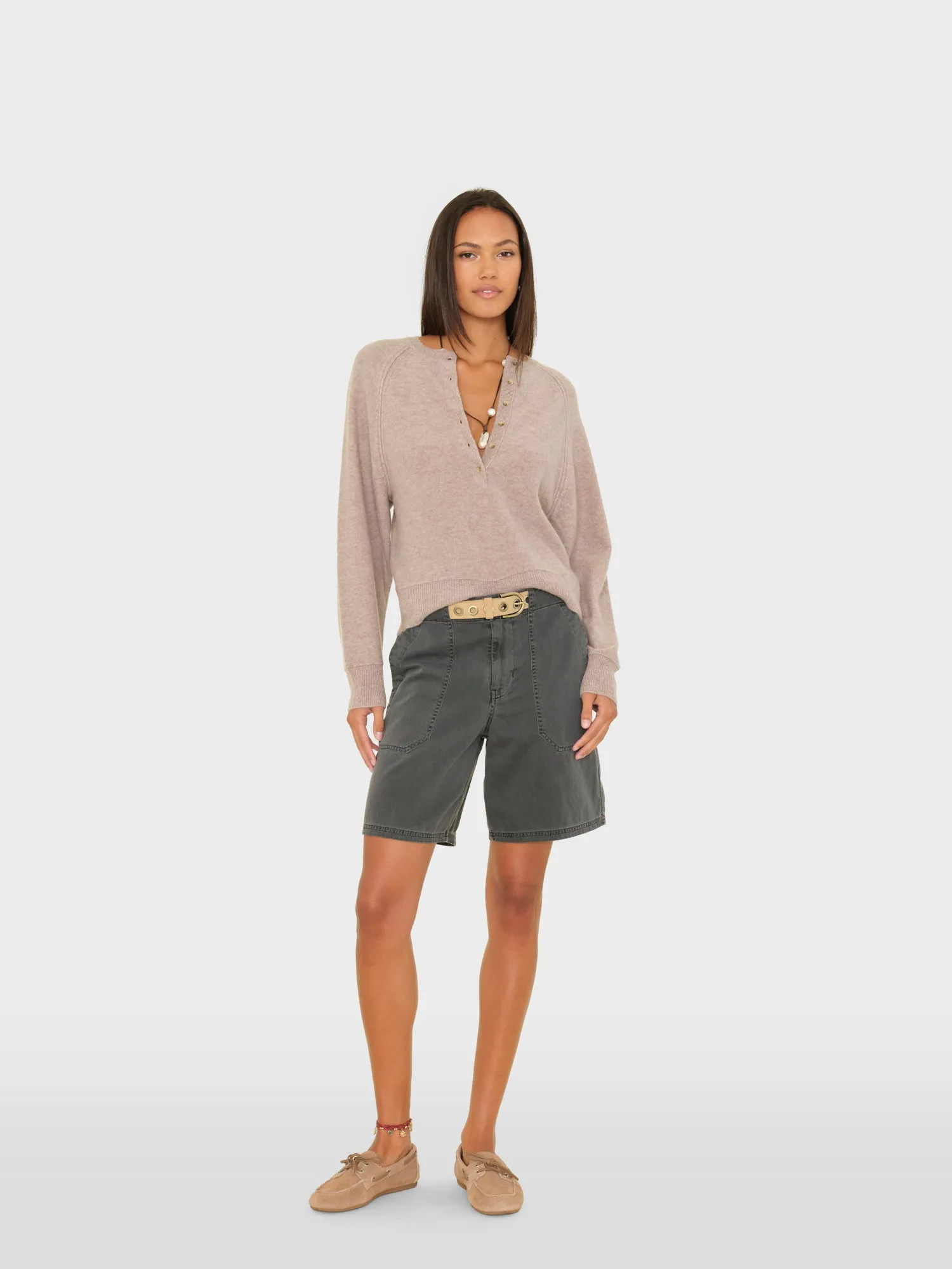 Carbon Toby Twill Short sold by XiRENA