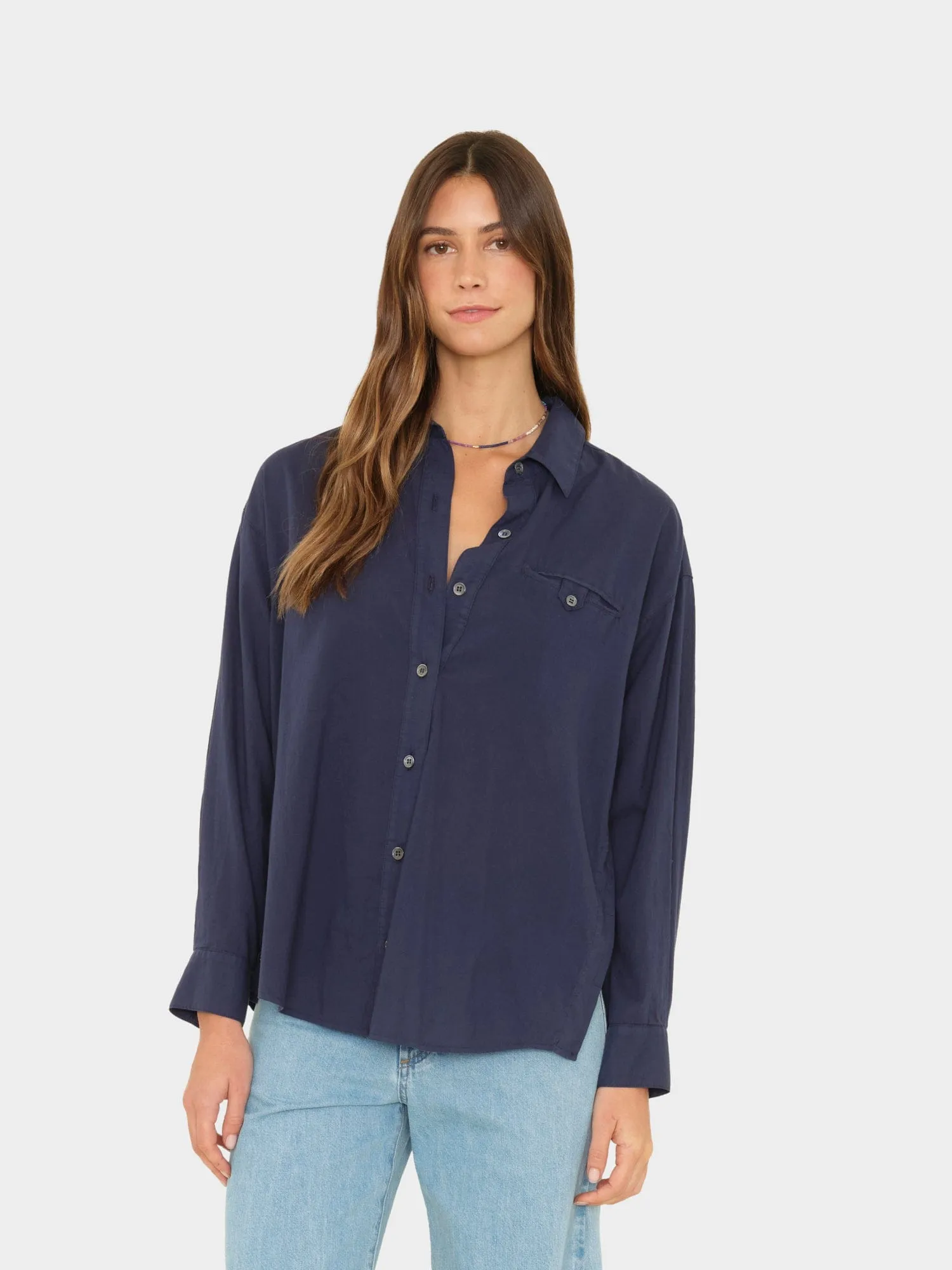 Navy Kamden Shirt sold by XiRENA