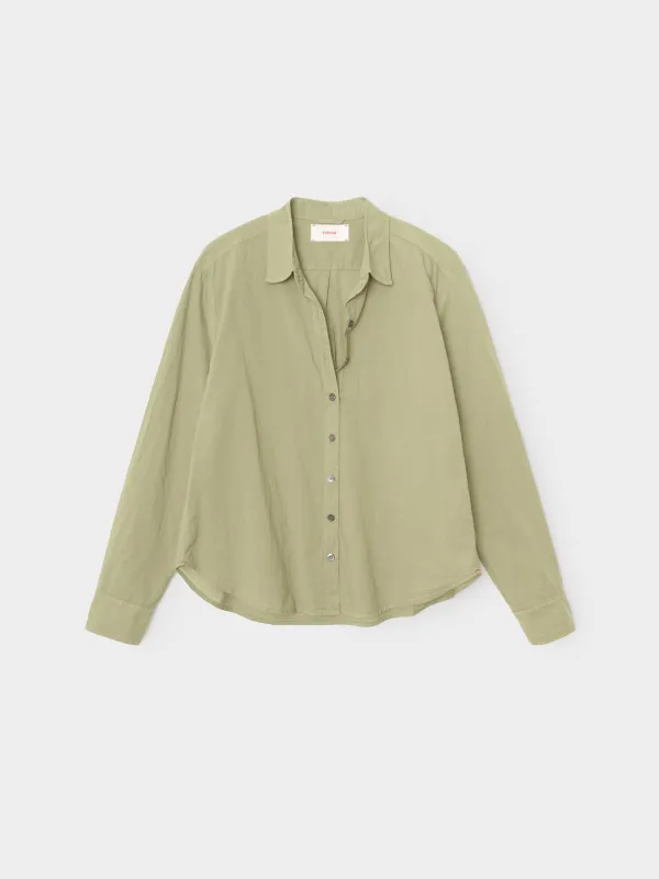 Dark Seagrass Bowie Shirt made by XiRENA