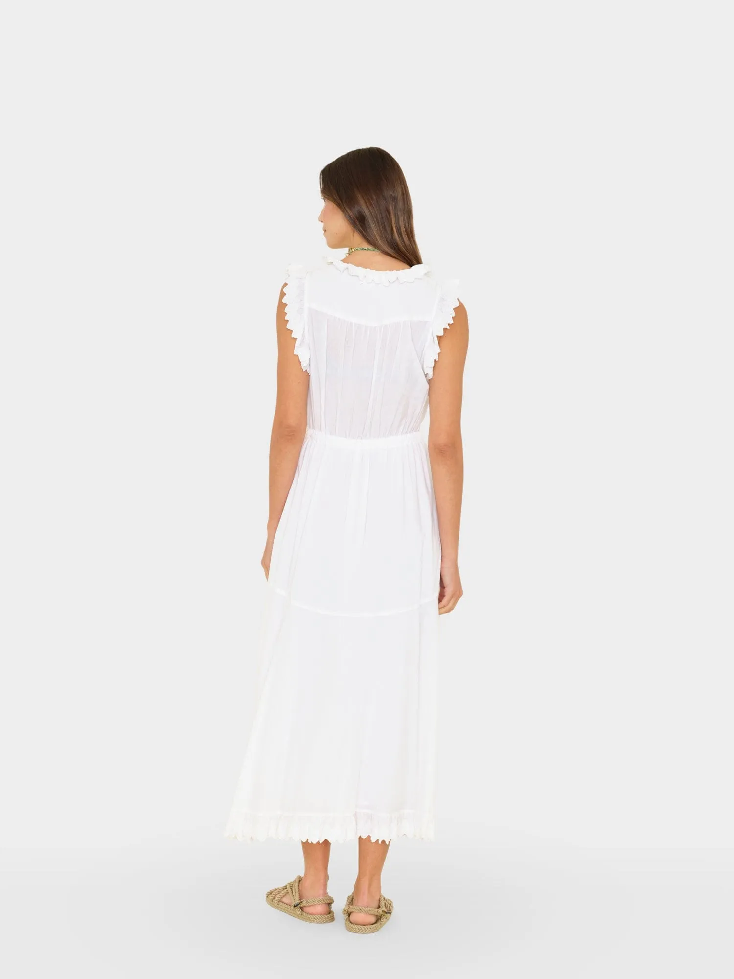 White Britta Dress sold by XiRENA product image thumbnail 2
