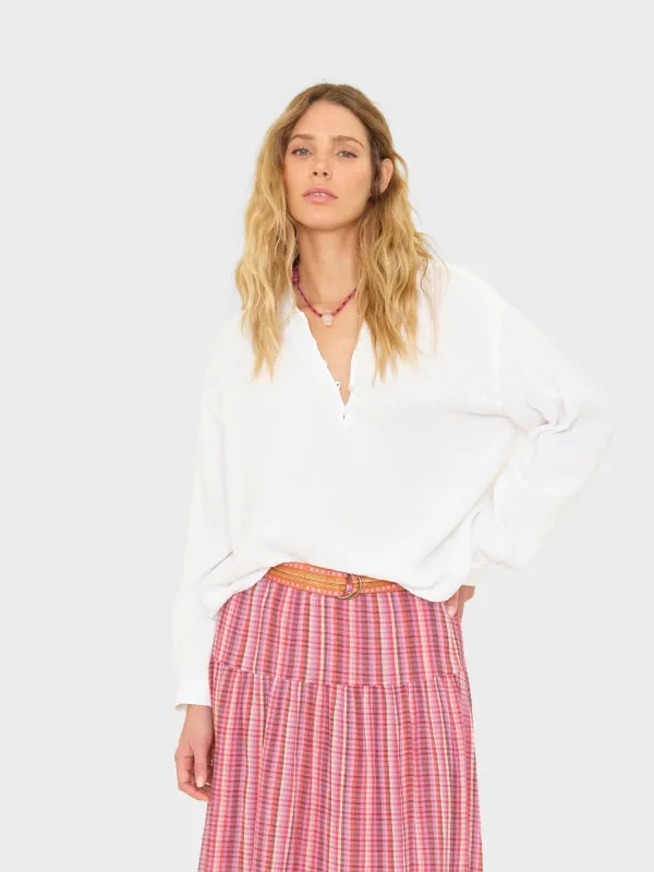 White Cara Top sold by XiRENA