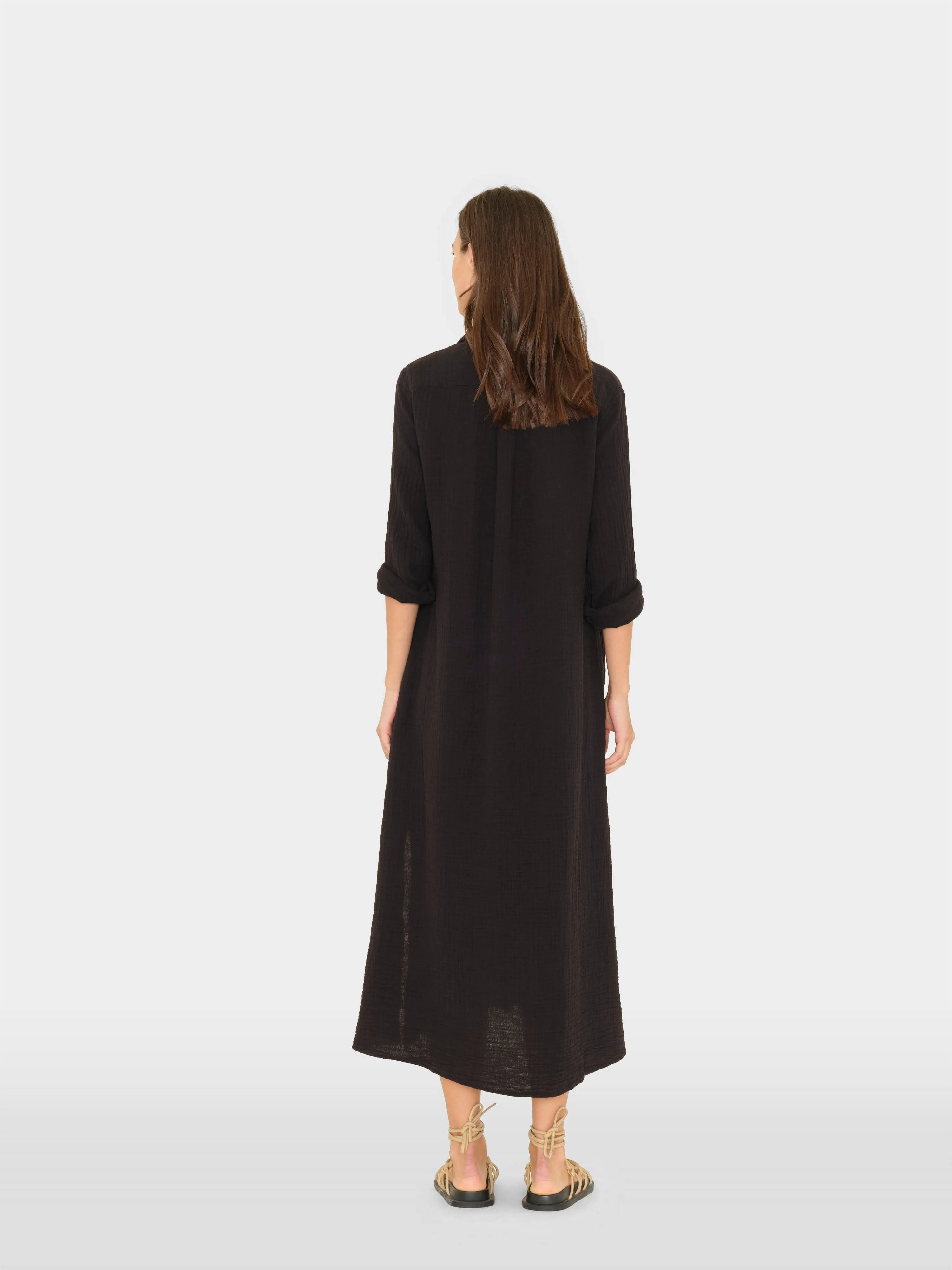 Black Boden Gauze Dress sold by XiRENA product image thumbnail 2