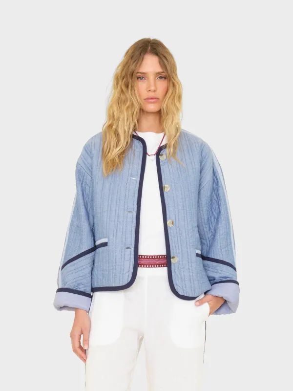 Chambray Patmos Jacket sold by XiRENA