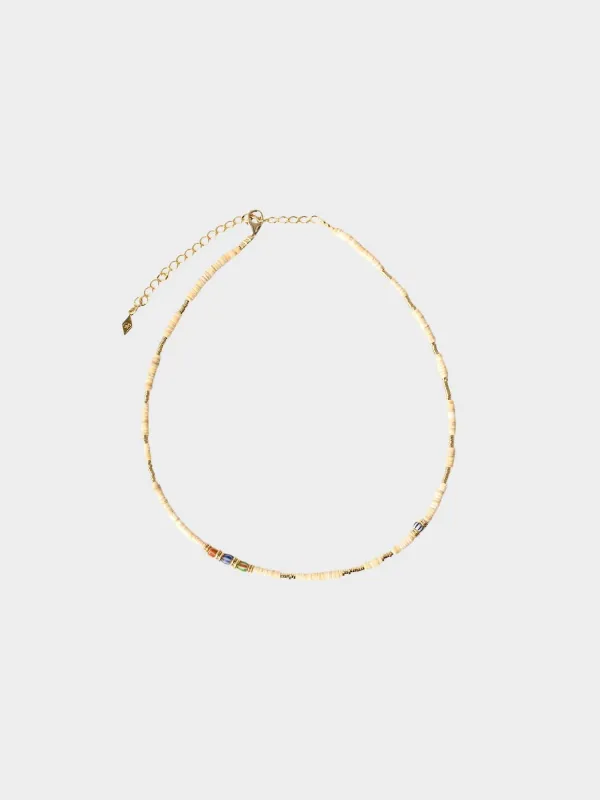Ivory Sally Short Necklace made by XiRENA