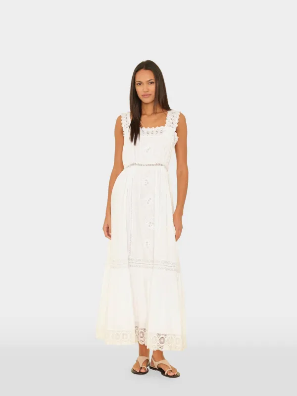 White Anita Dress sold by XiRENA