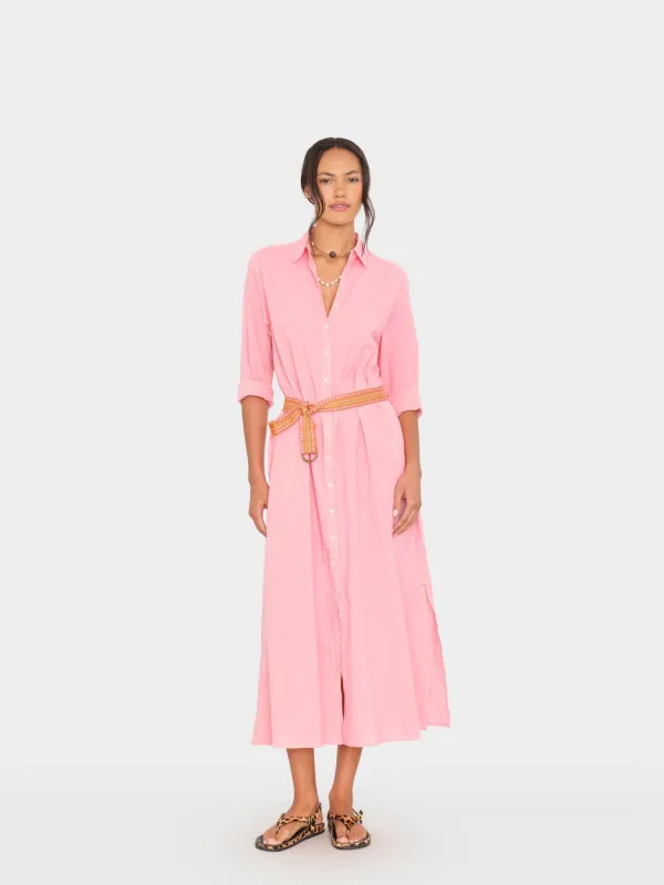 Hot Coral Boden Dress made by XiRENA