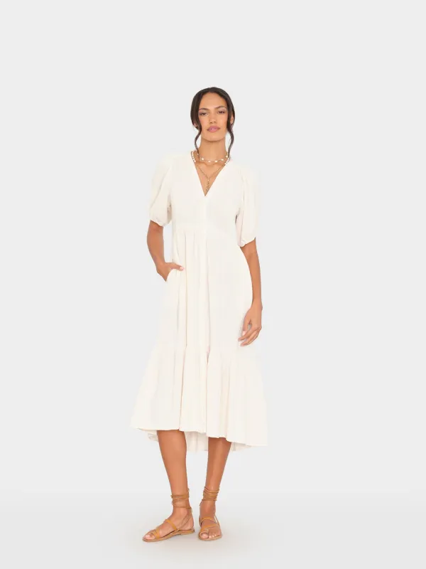 Oysterette Lennox Dress made by XiRENA