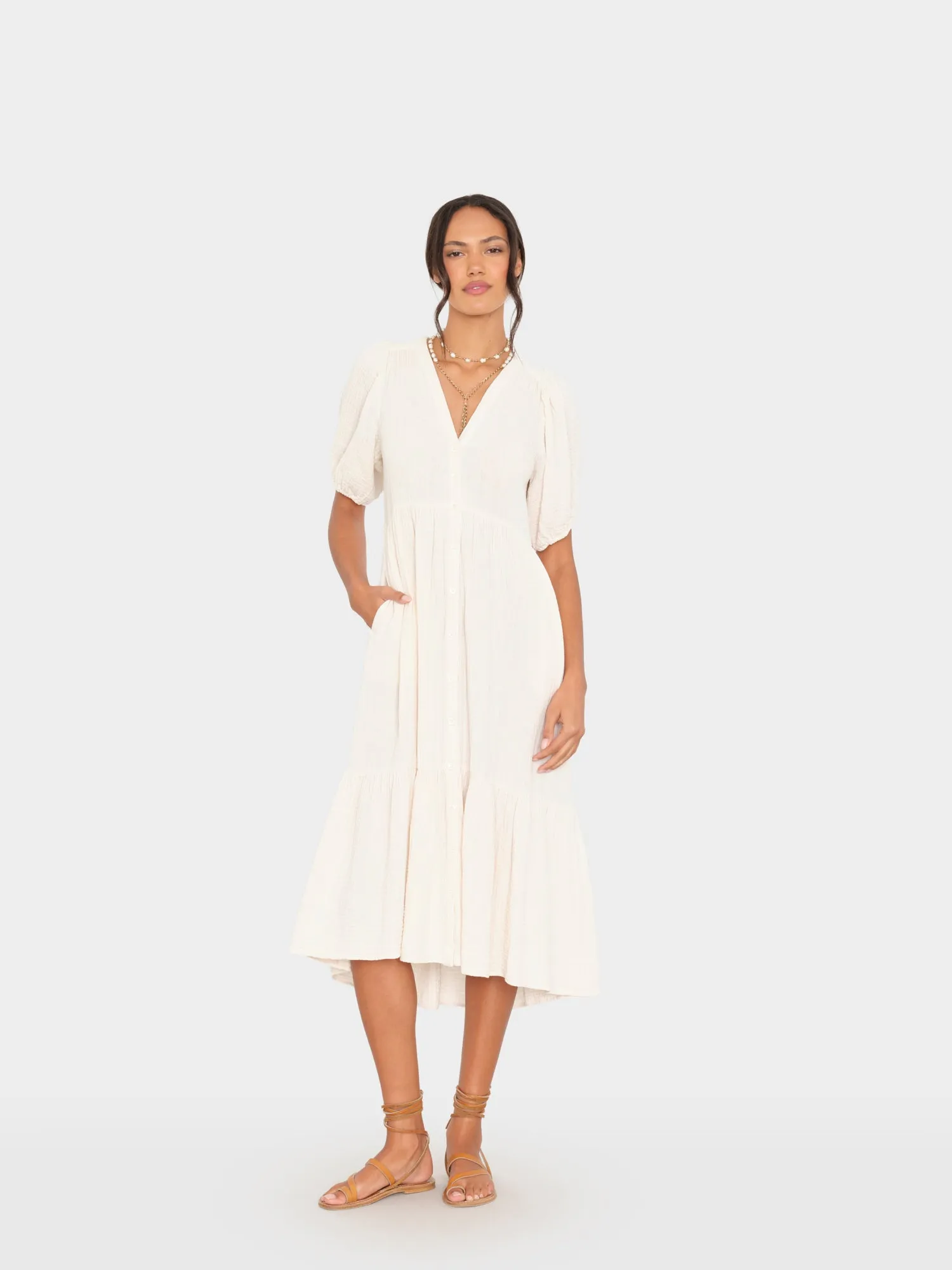 Oysterette Lennox Dress sold by XiRENA