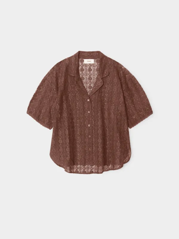 Walnut Inez Shirt made by XiRENA