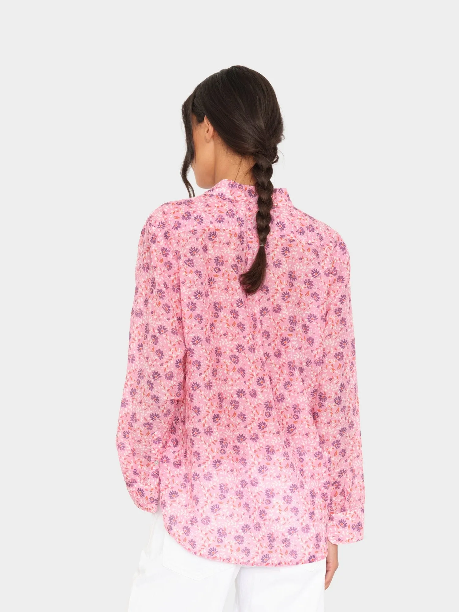 Violet Petals Beau Shirt sold by XiRENA product image thumbnail 2