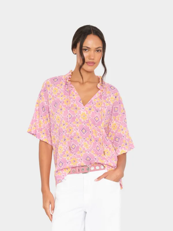 Honeysuckle Meadow Top made by XiRENA