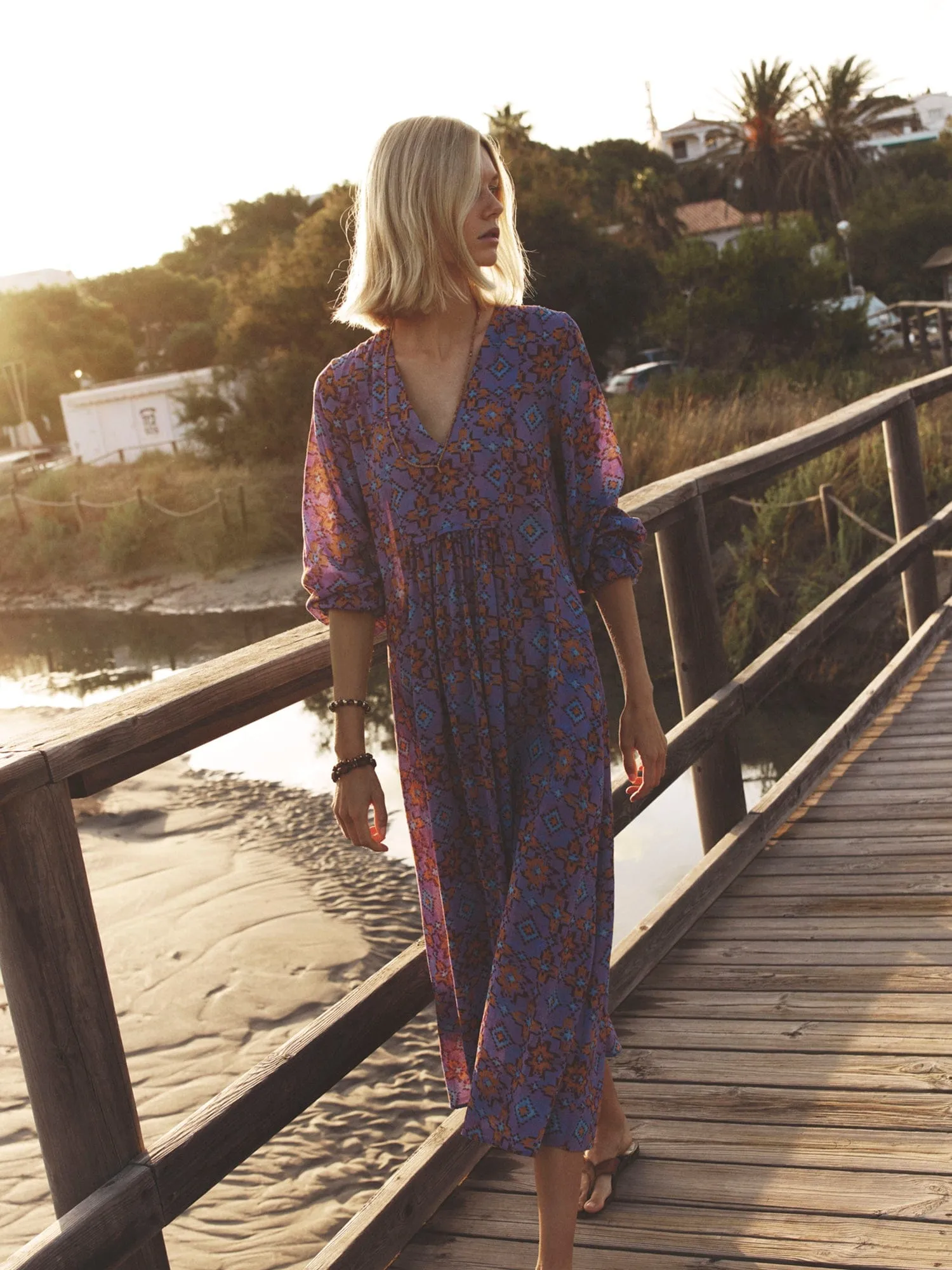 Prism Blue Talitha Dress sold by XiRENA product image thumbnail 2