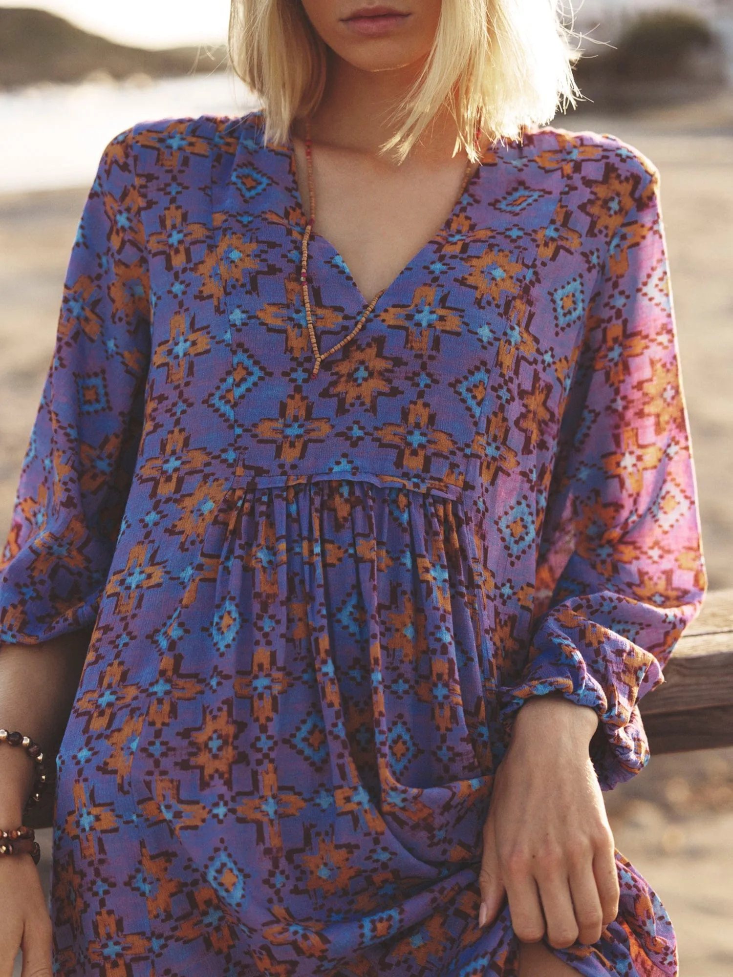 Prism Blue Talitha Dress sold by XiRENA product image thumbnail 4