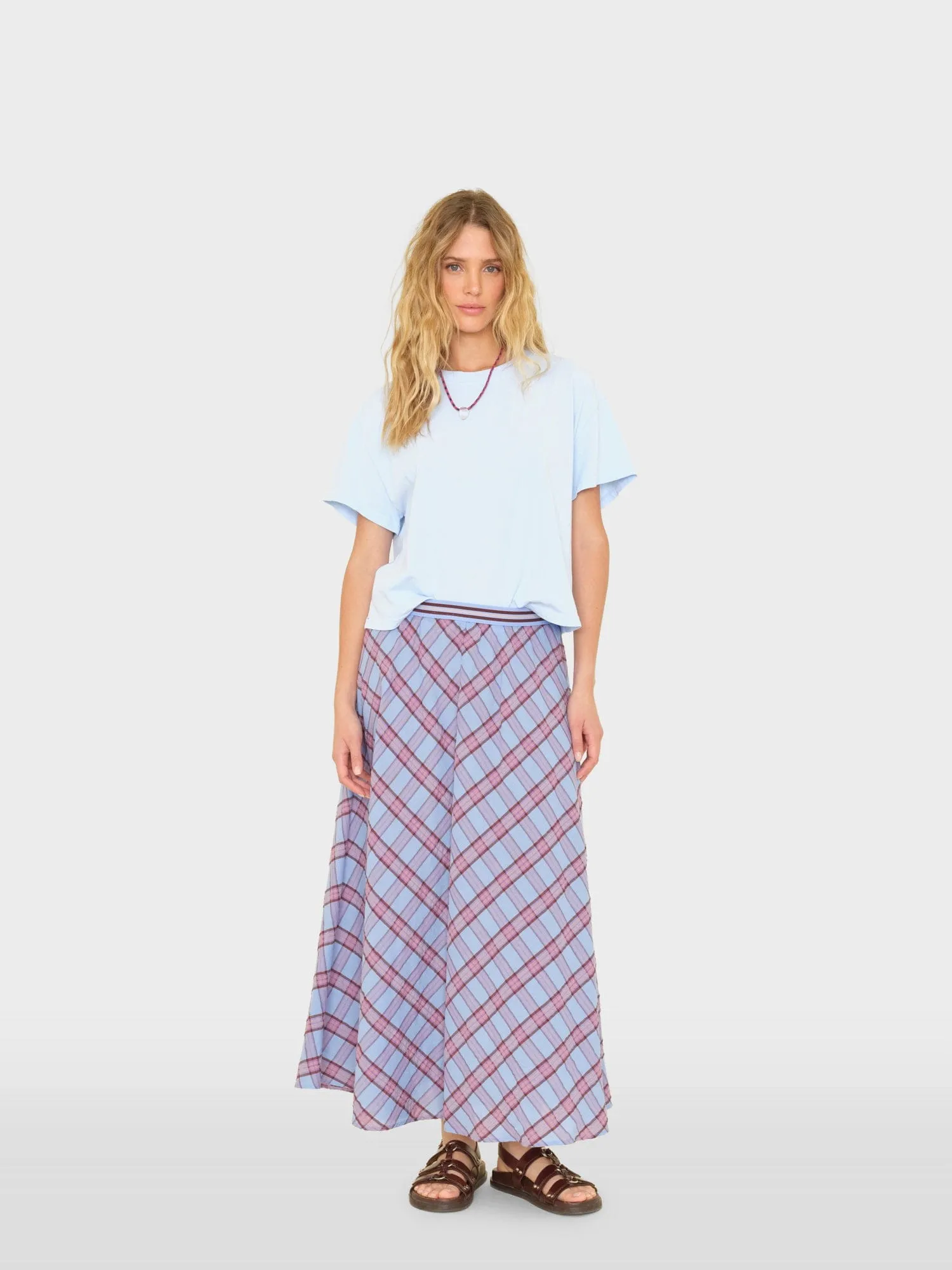 Lunar Blue Hattie Skirt sold by XiRENA