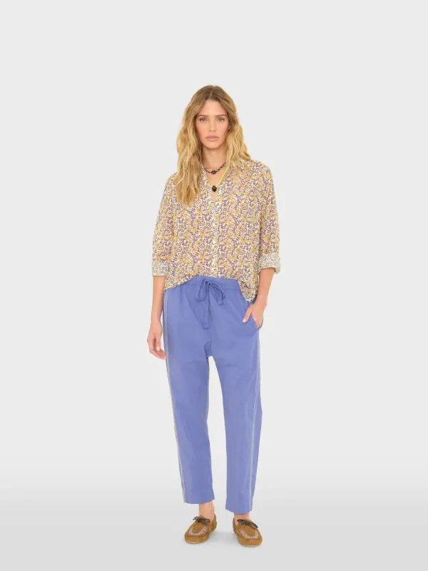 Star Blue White Draper Pant sold by XiRENA