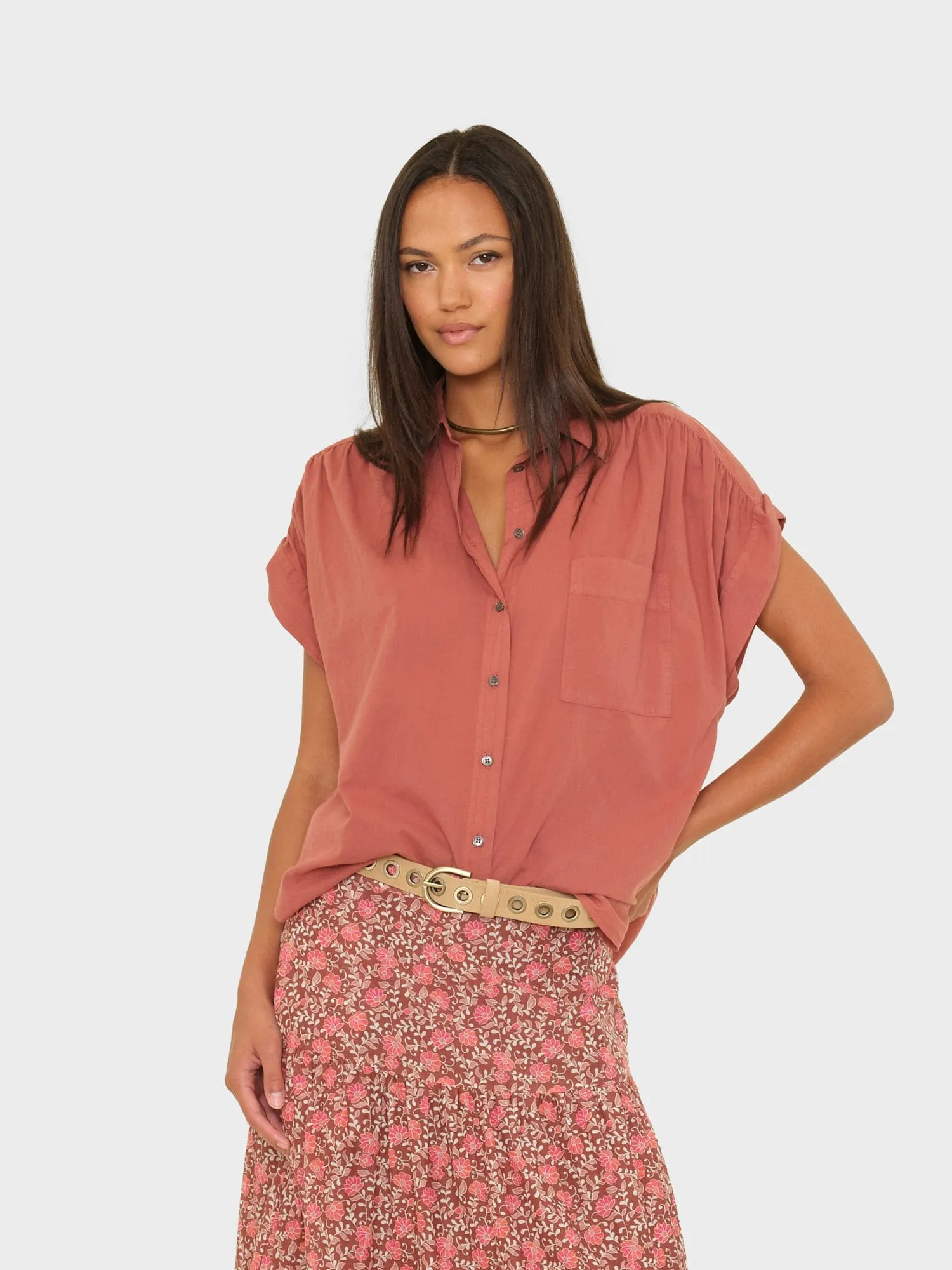 Cinnabar Lexi Shirt sold by XiRENA