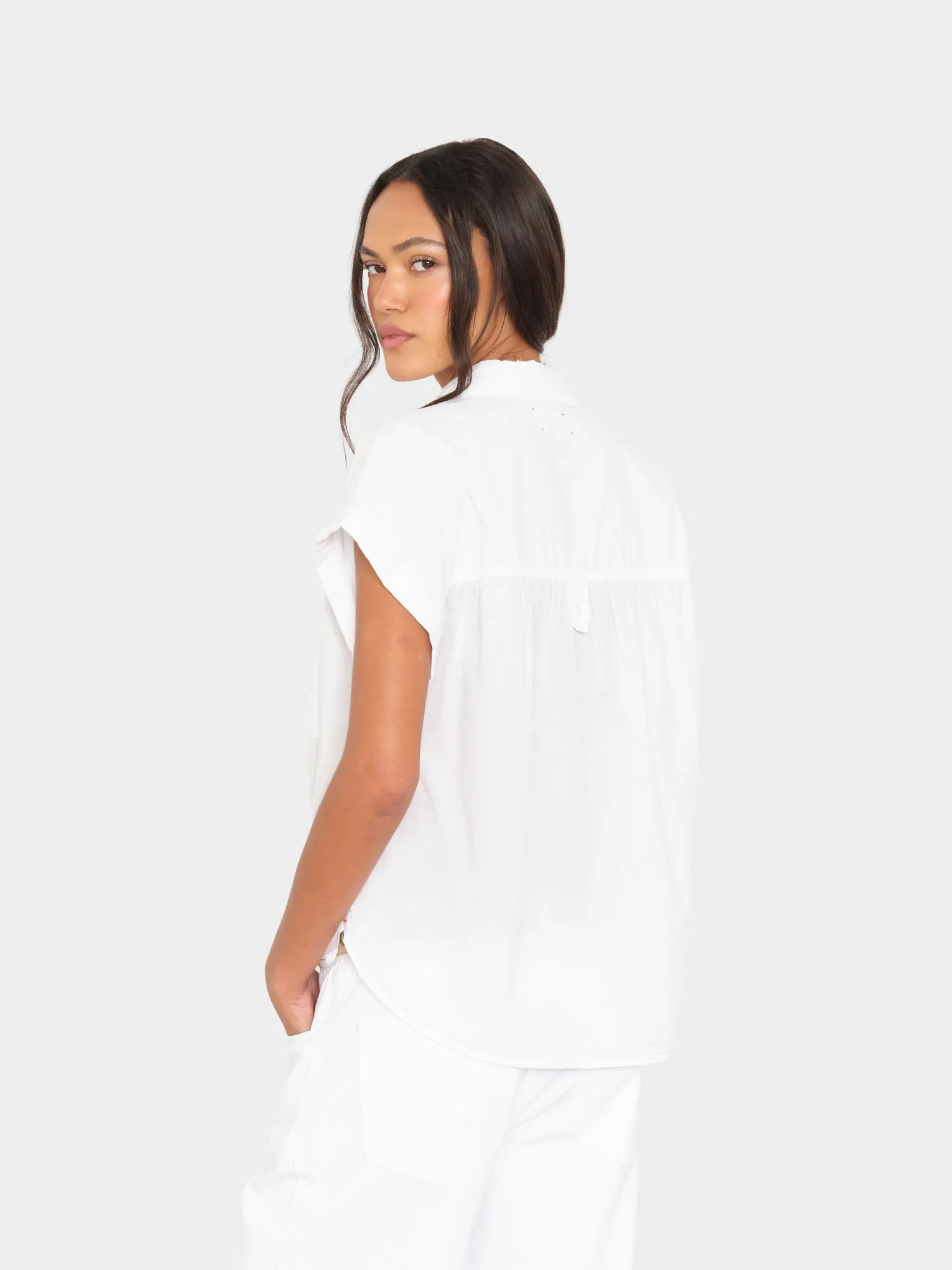 White Lexi Shirt sold by XiRENA product image thumbnail 2